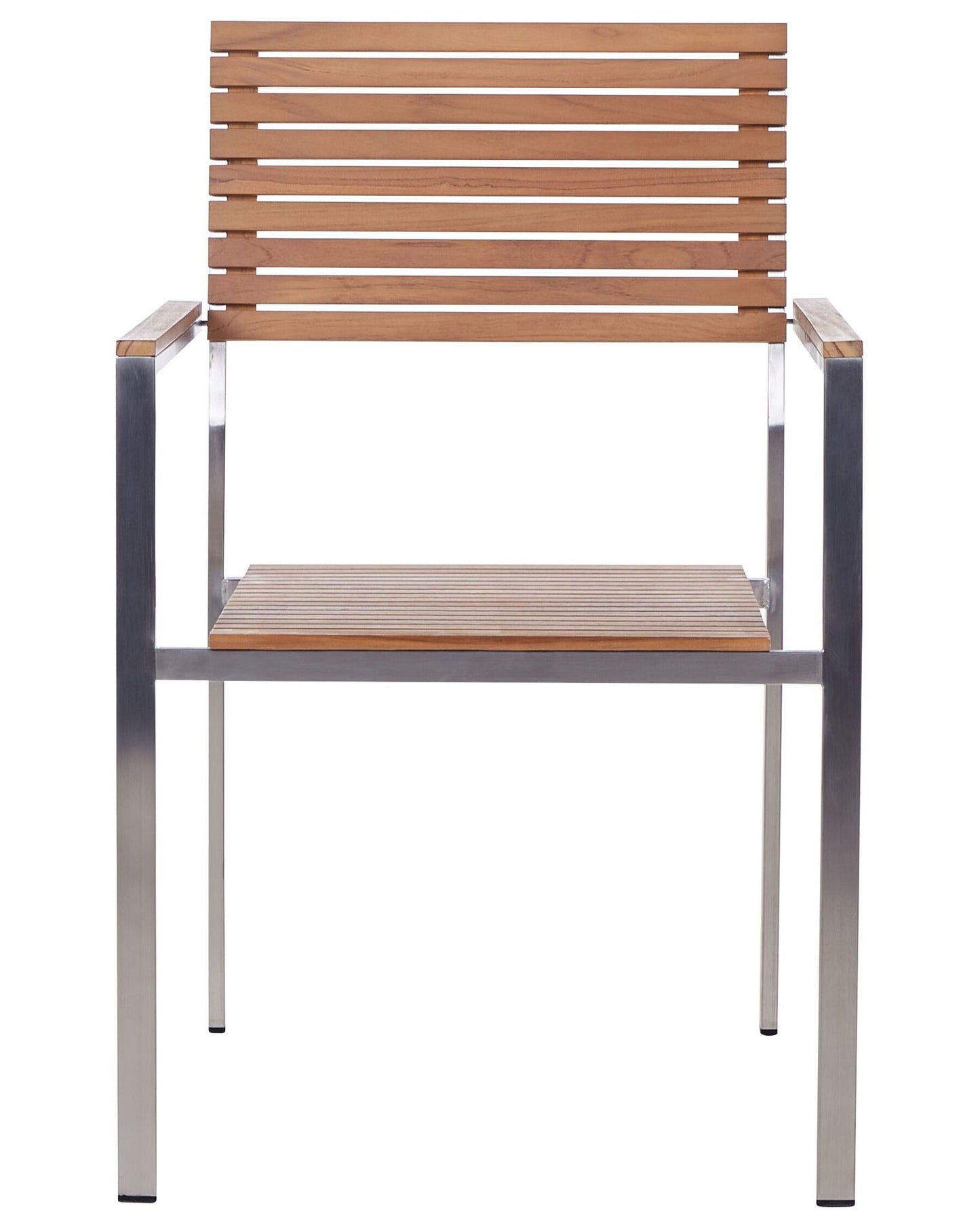 Set of 6 Garden Chairs with Cushions VIAREGGIO Brown