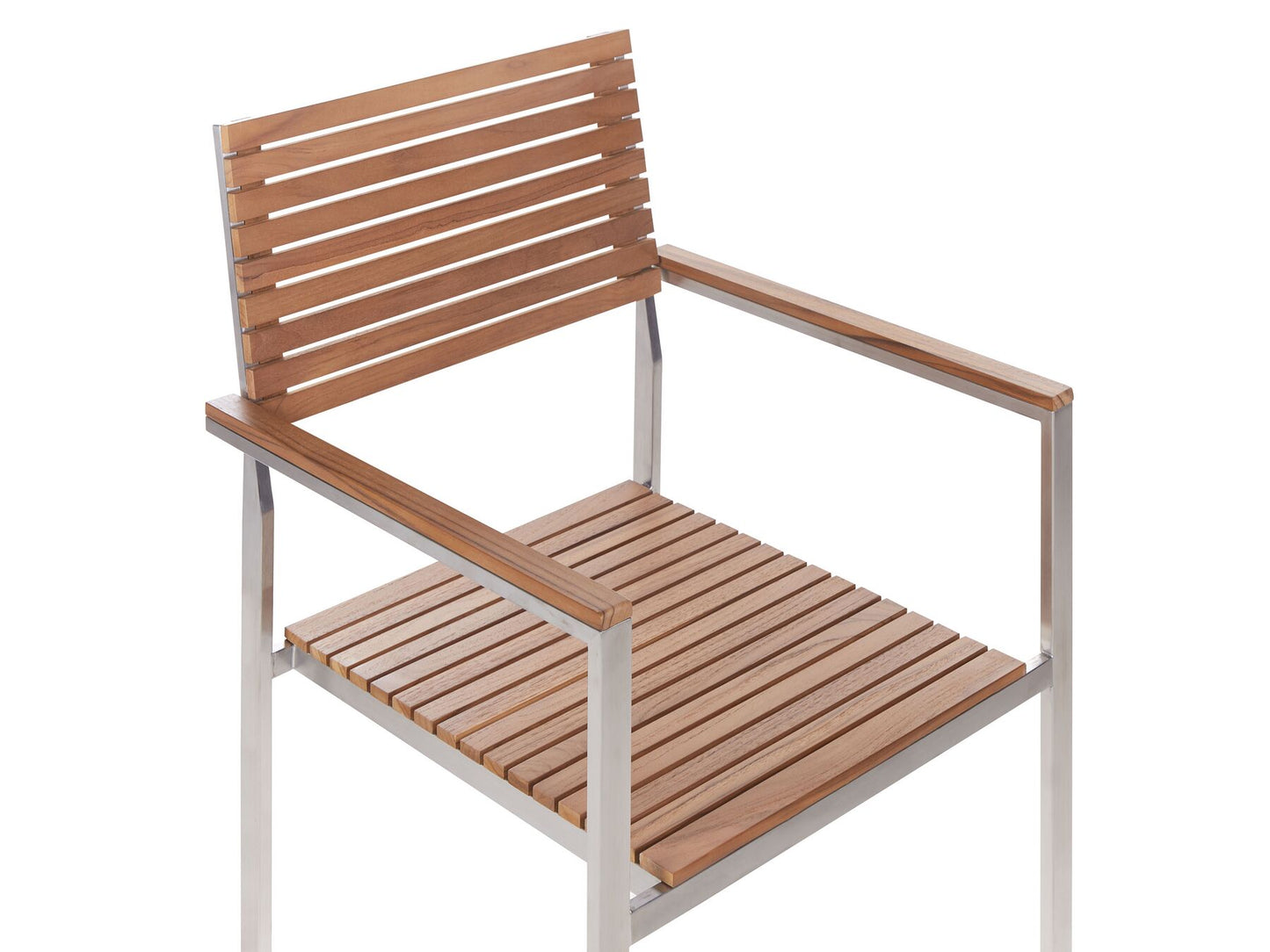 Garden Dining Set 6 Seater VIAREGGIO FSC® Certified Teak Wood Brown