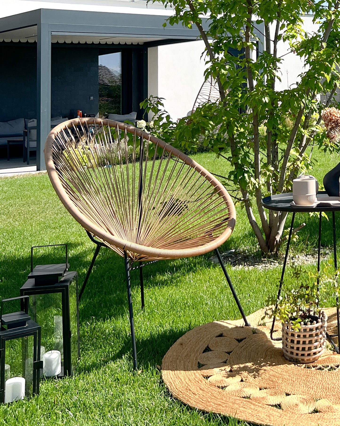 Garden Chair ACAPULCO II PE Rattan Natural