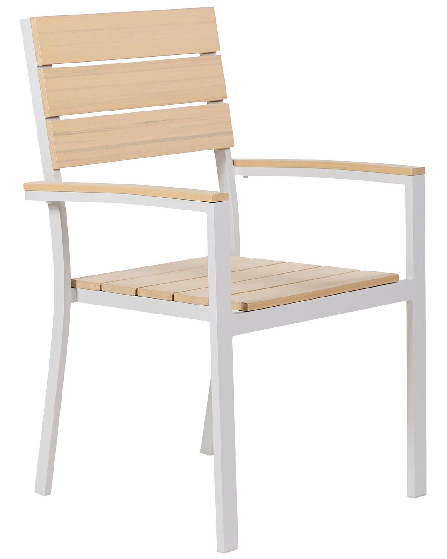 Set of 6 Garden Chairs COMO Beige