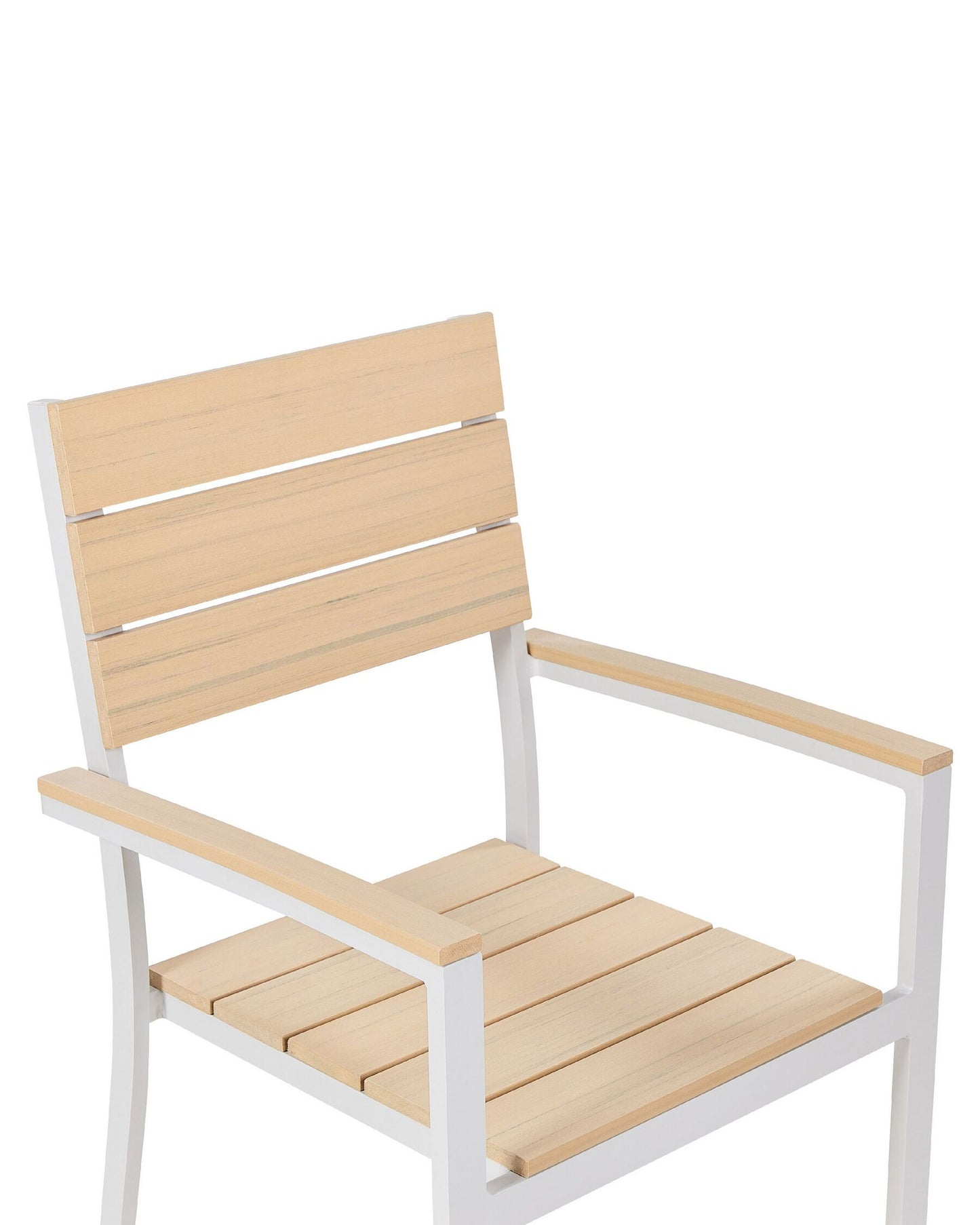 Set of 6 Garden Chairs COMO Beige