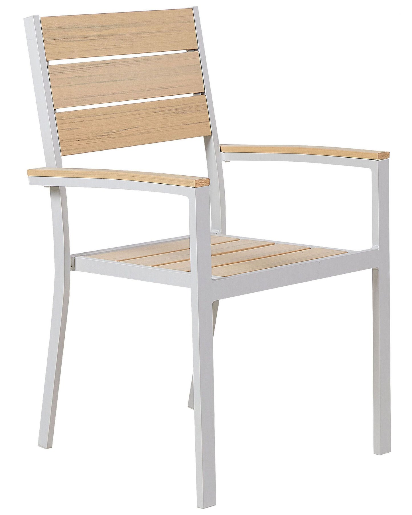 Set of 4 Garden Chairs PRATO Beige