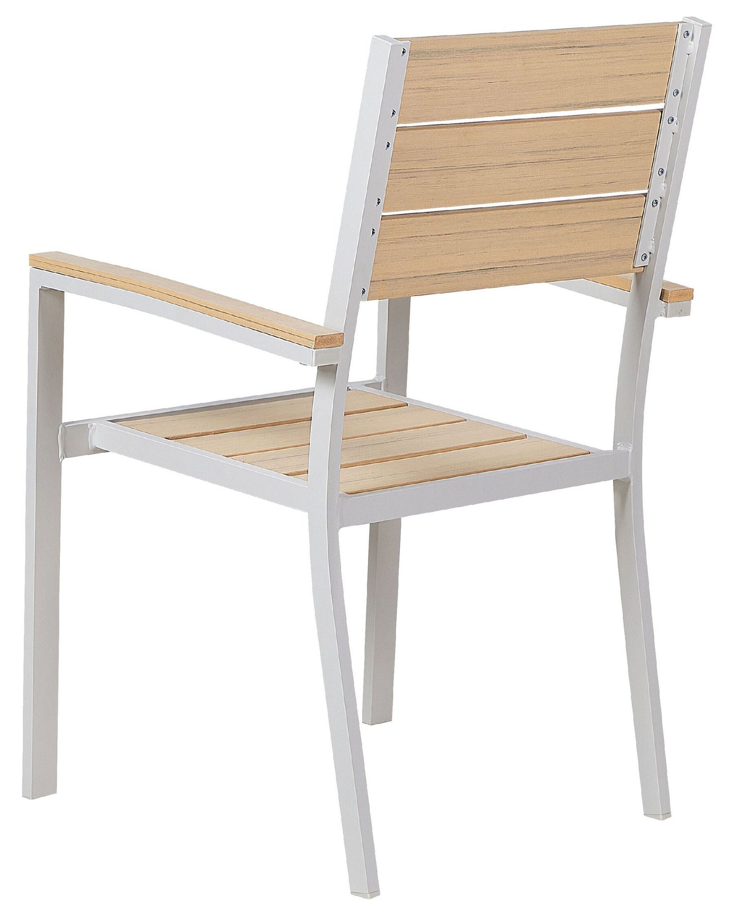Set of 4 Garden Chairs PRATO Beige