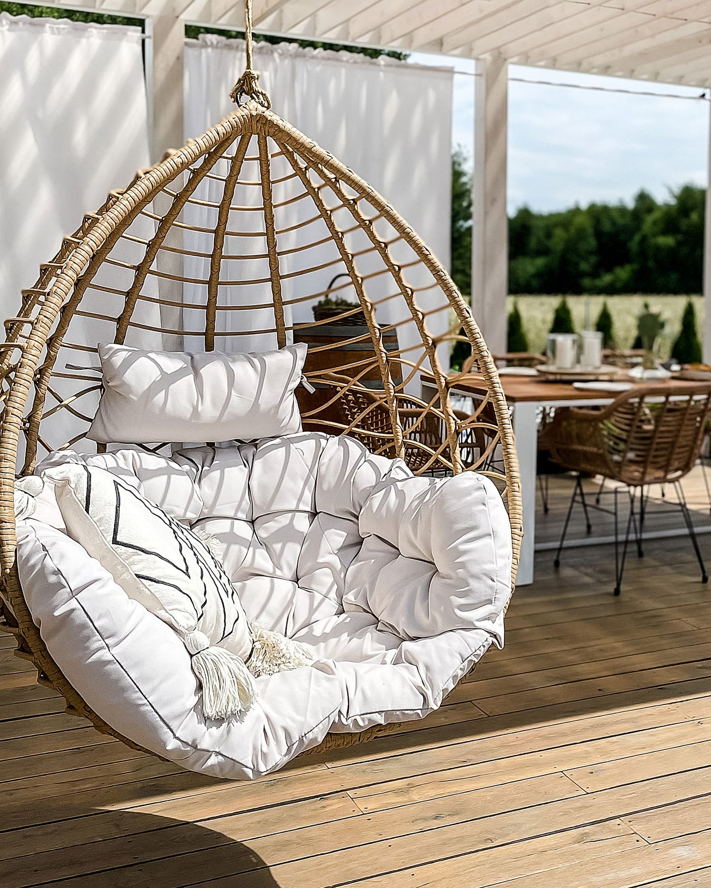 Hanging Chair Rattan Natural