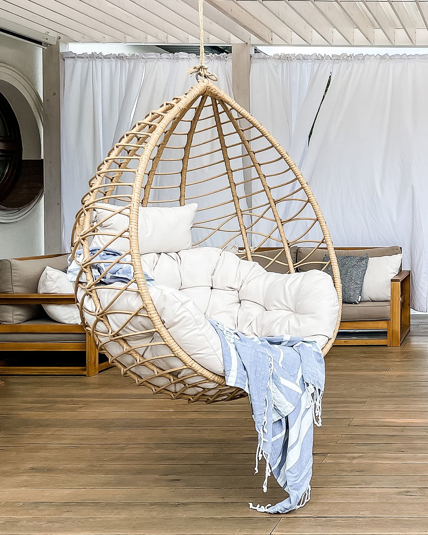 Hanging Chair Rattan Natural