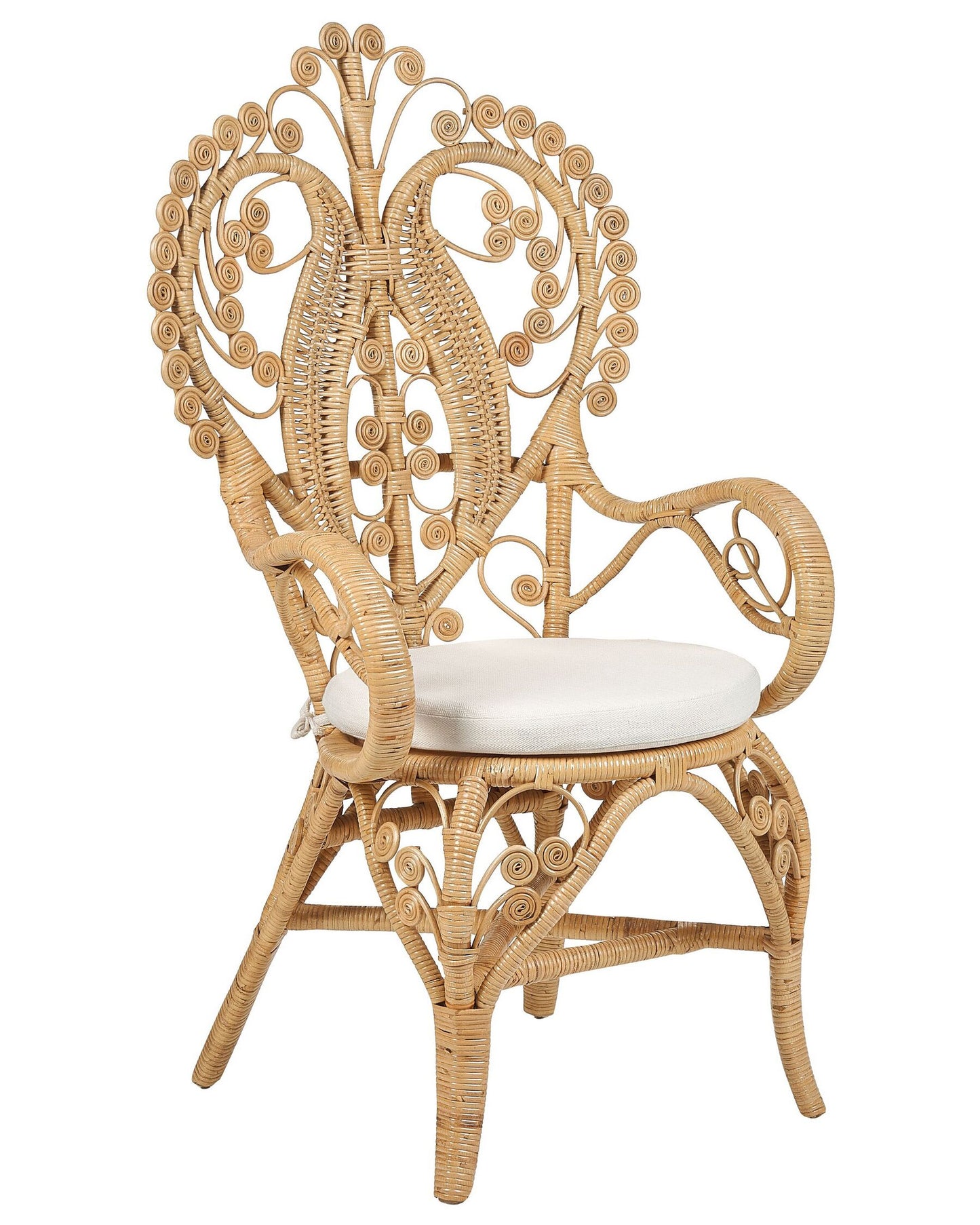 Peacock Chair CARRARA Rattan Natural