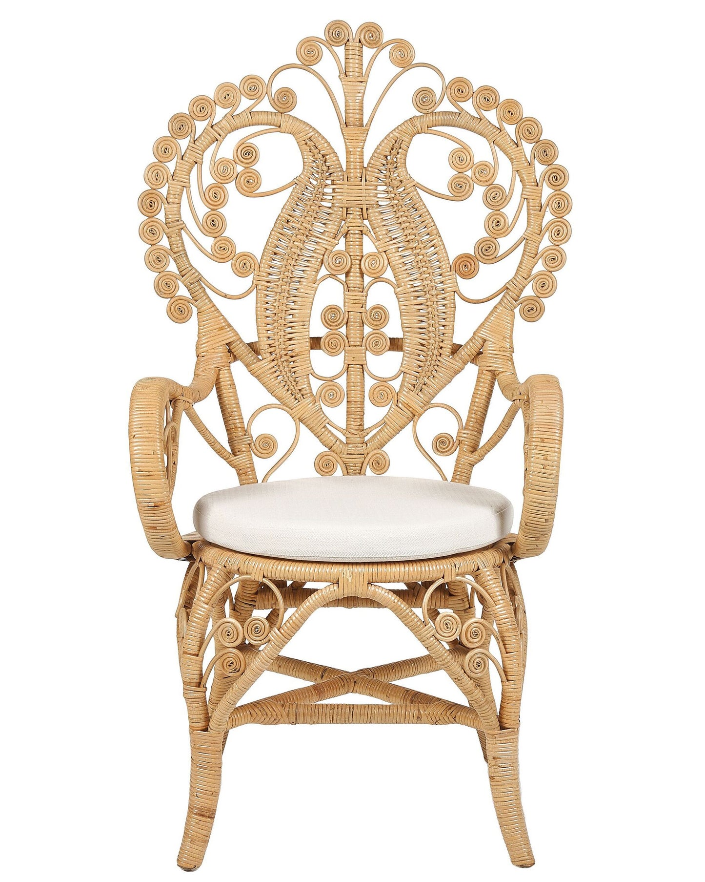Peacock Chair CARRARA Rattan Natural