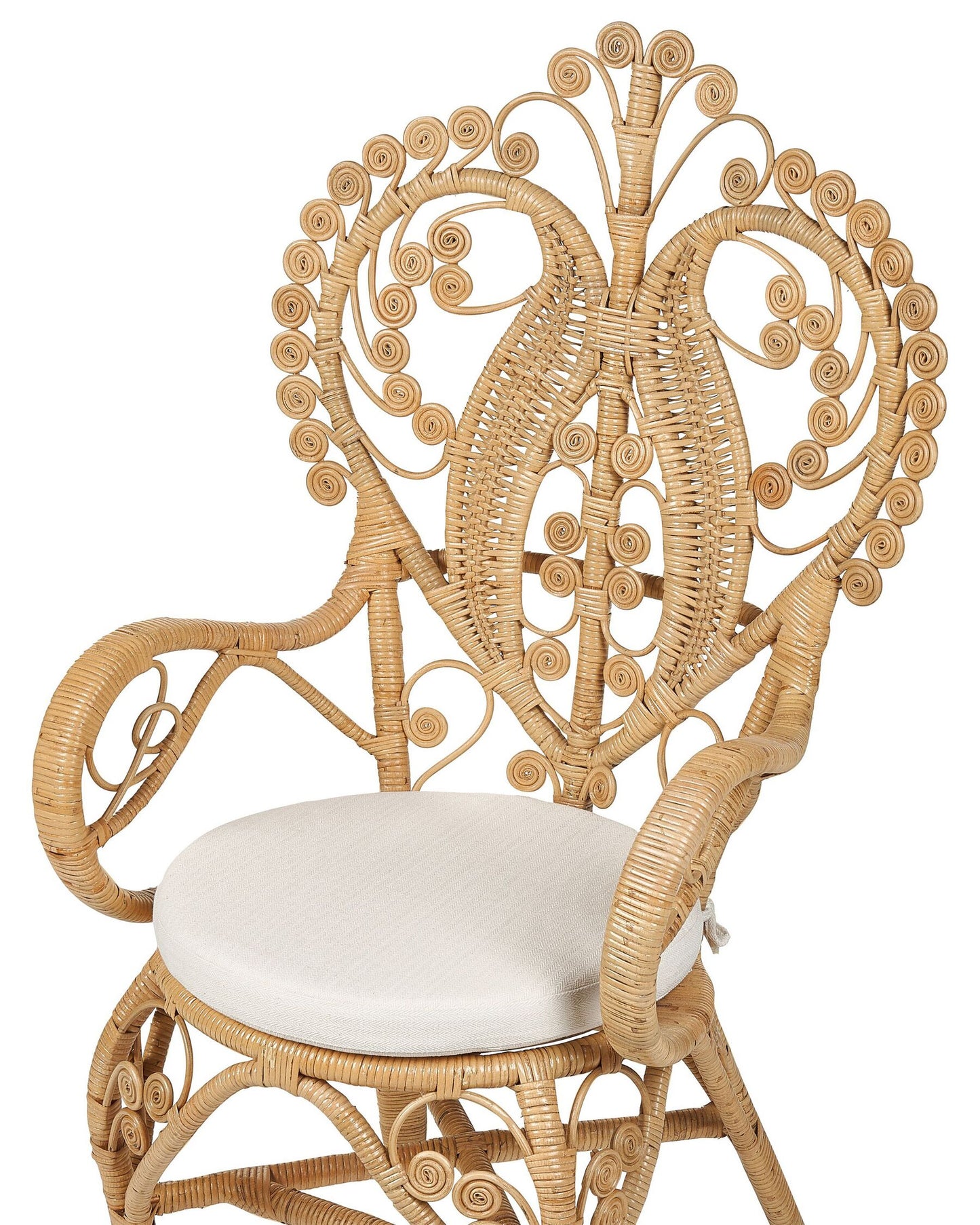 Peacock Chair CARRARA Rattan Natural