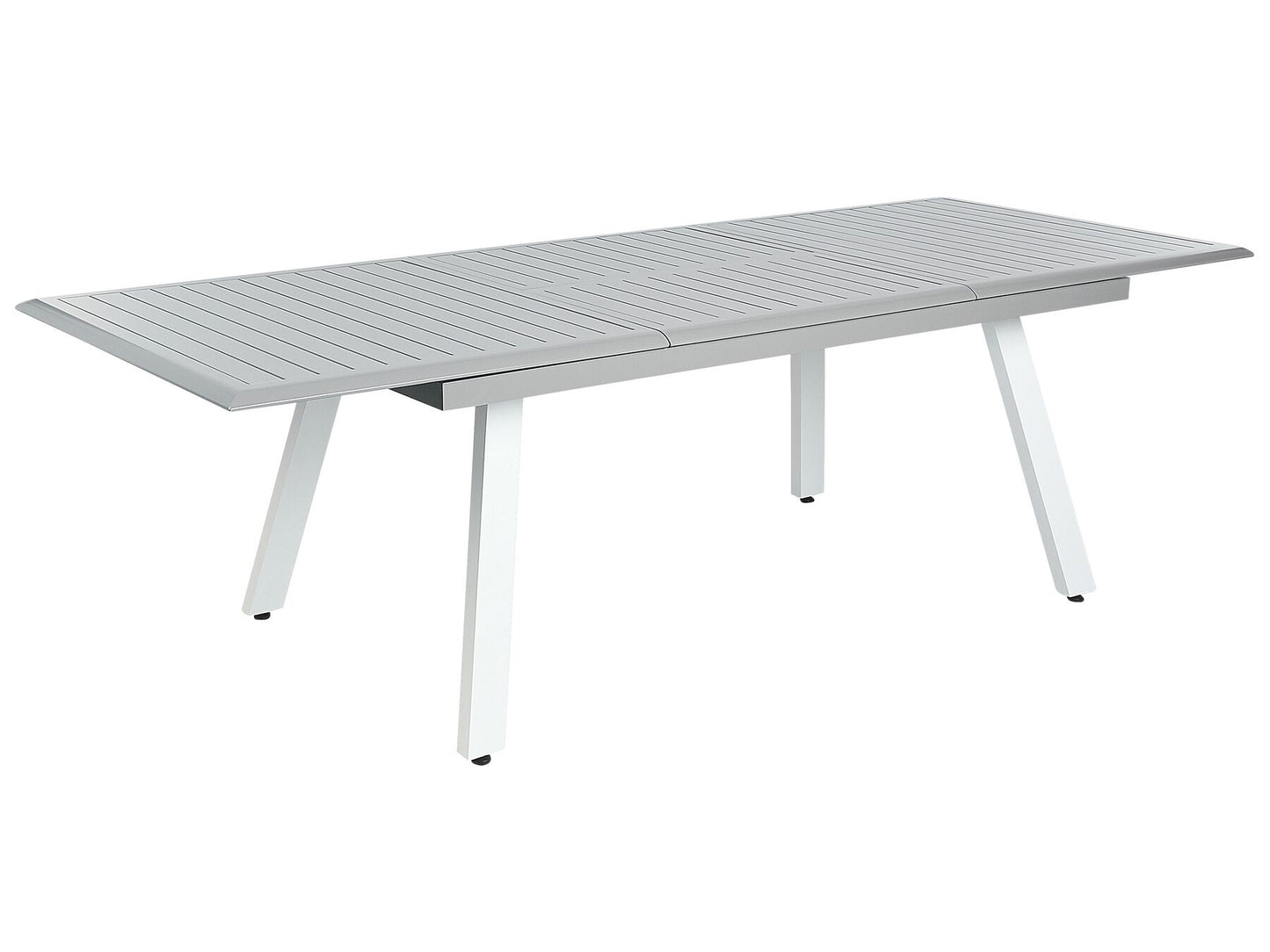 Garden Dining Set 8 Seater PERETA Metal Grey