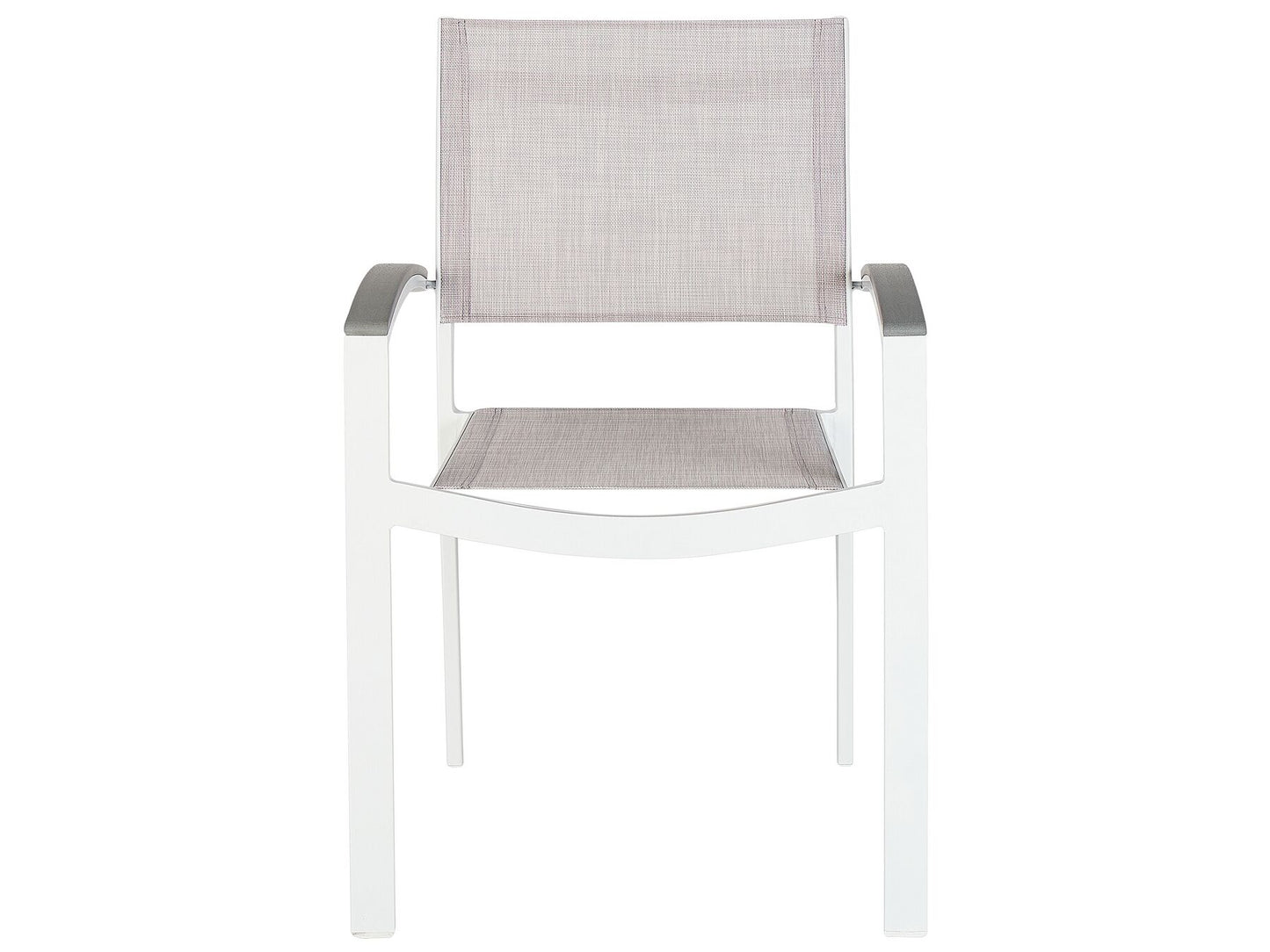 Garden Dining Set 8 Seater PERETA Metal Grey