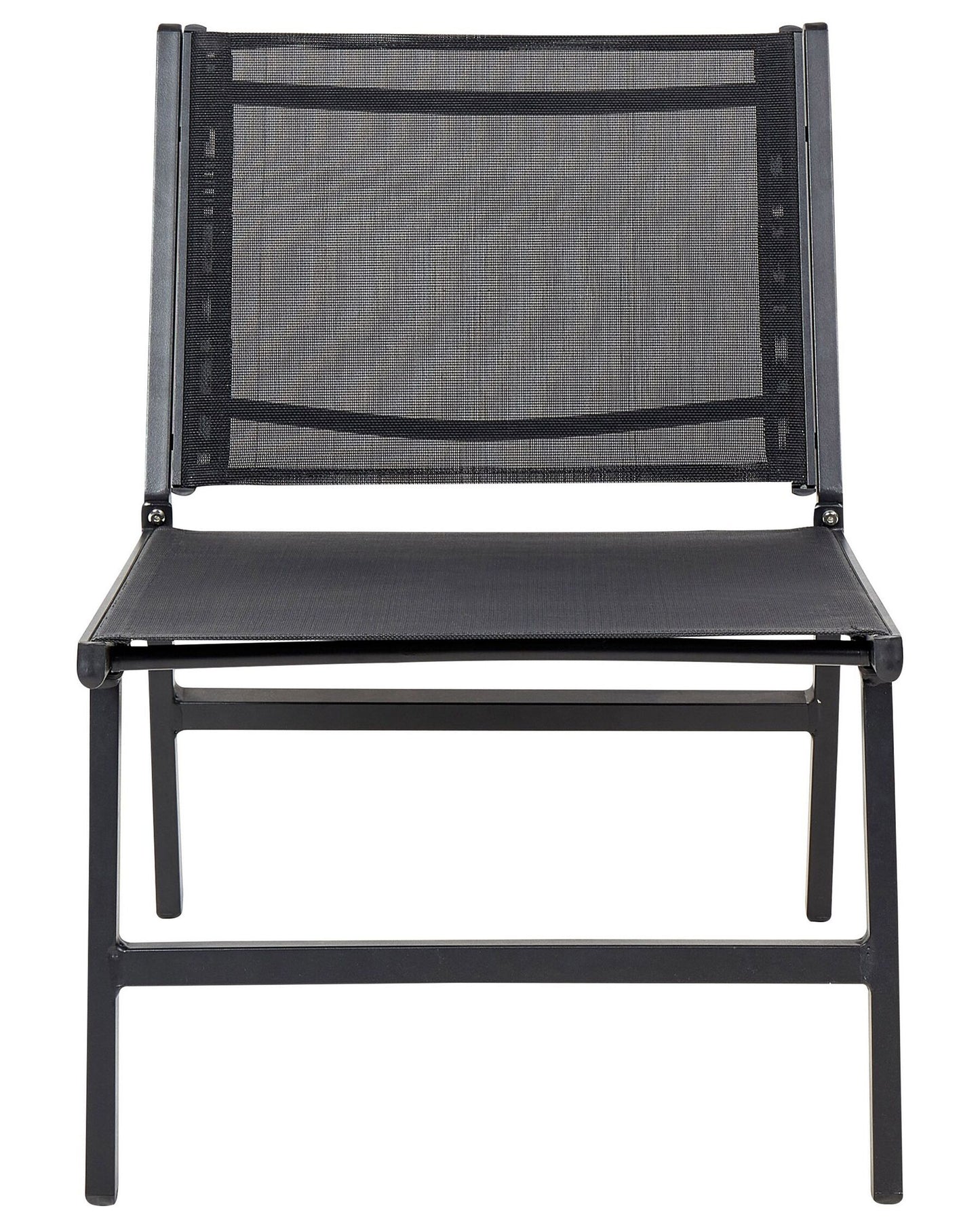 Garden Chair MARCEDDI Metal Black