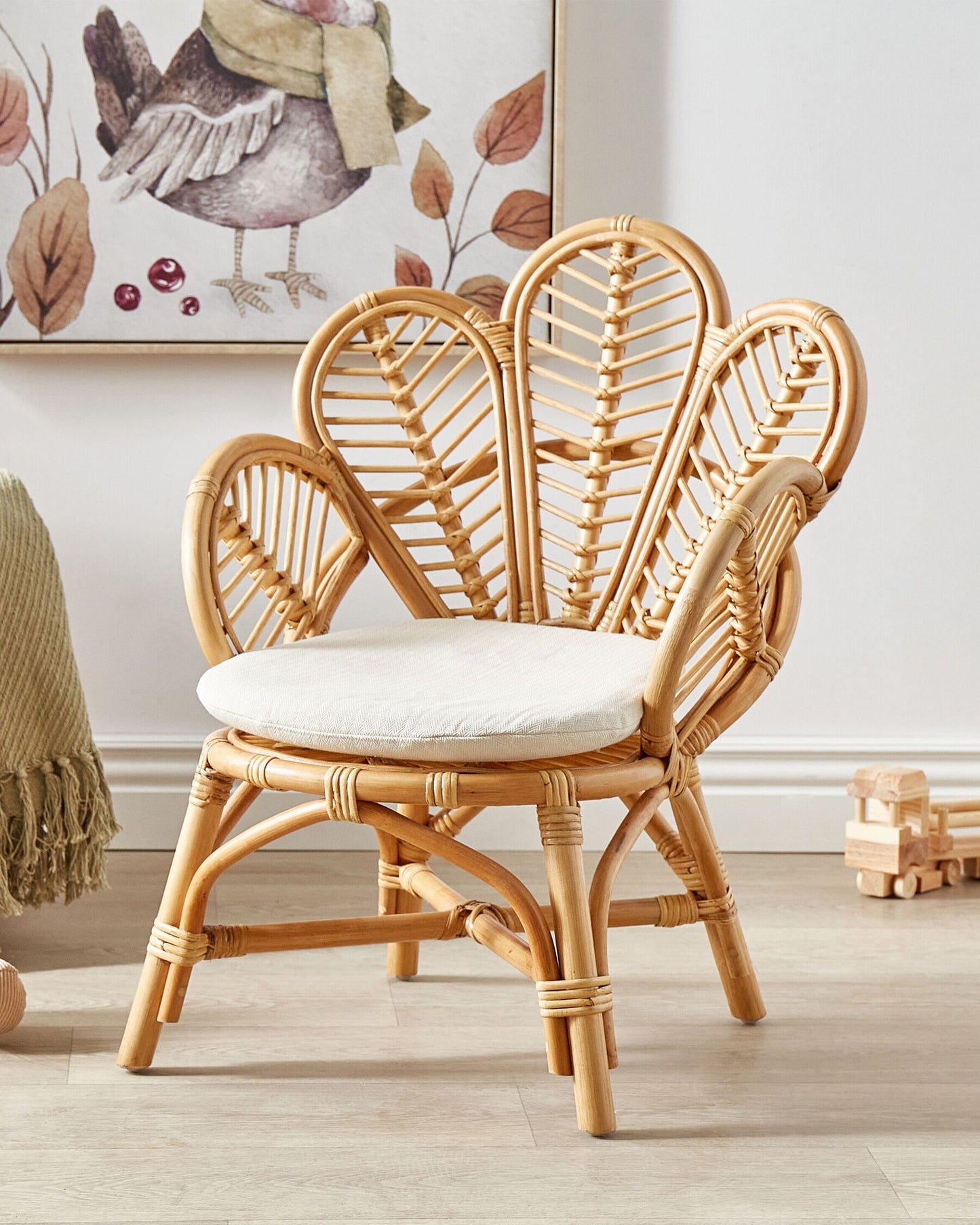 Peacock Chair FLORENTINE II Rattan Natural