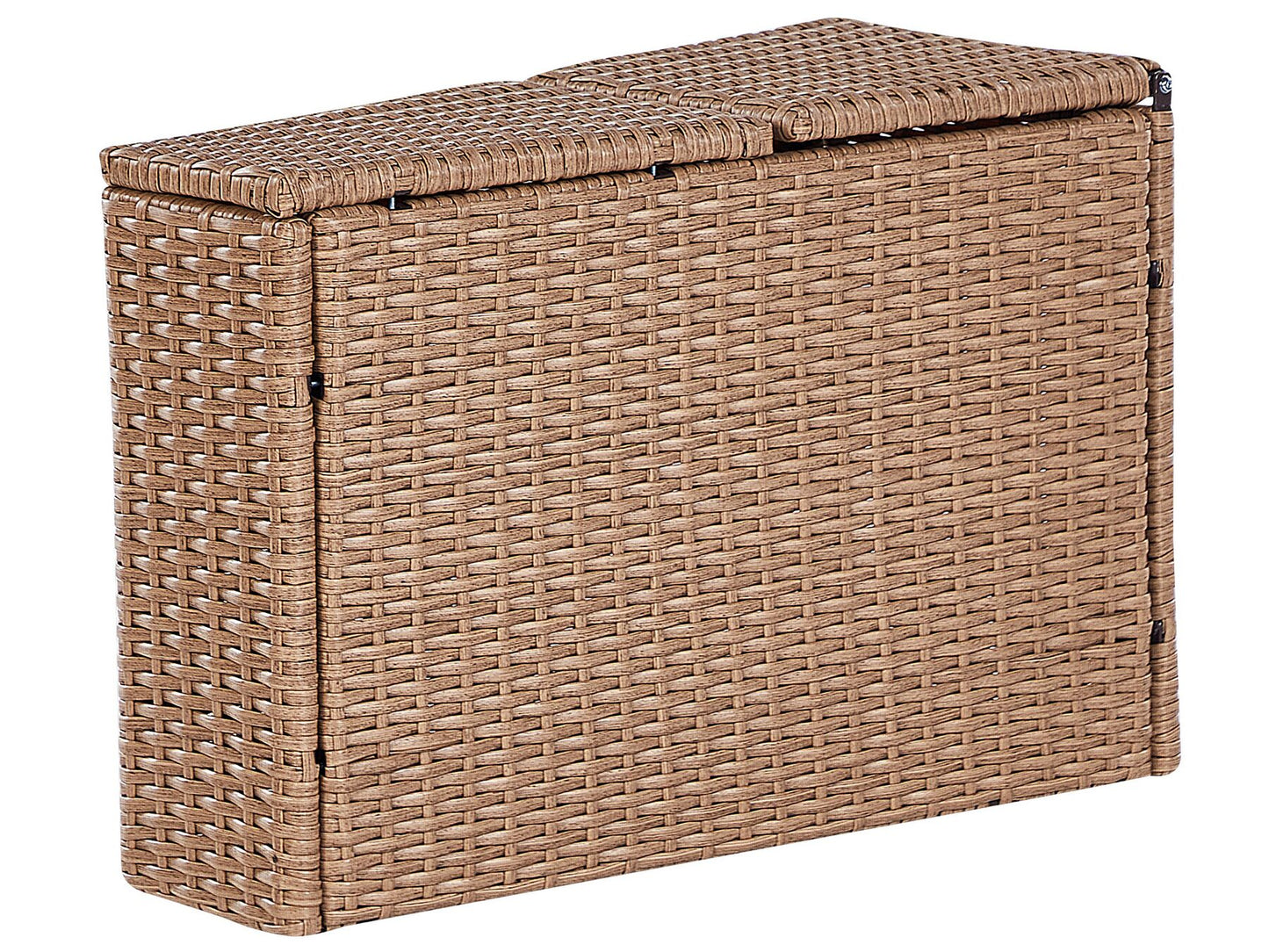Garden Lounge Set with Table 9 Seater SEVERO PE Rattan Sand Beige