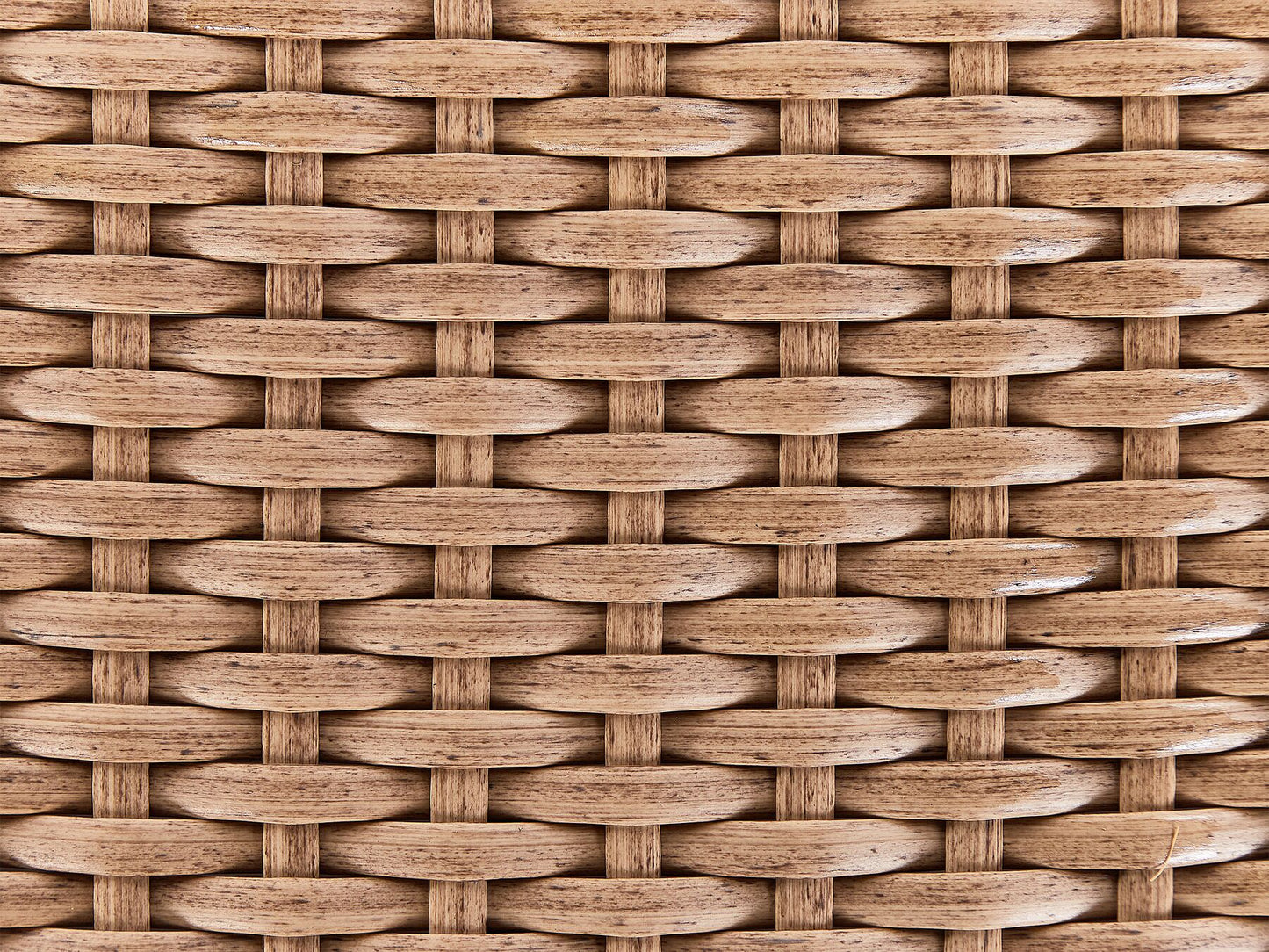 Garden Lounge Set with Table 9 Seater SEVERO PE Rattan Sand Beige
