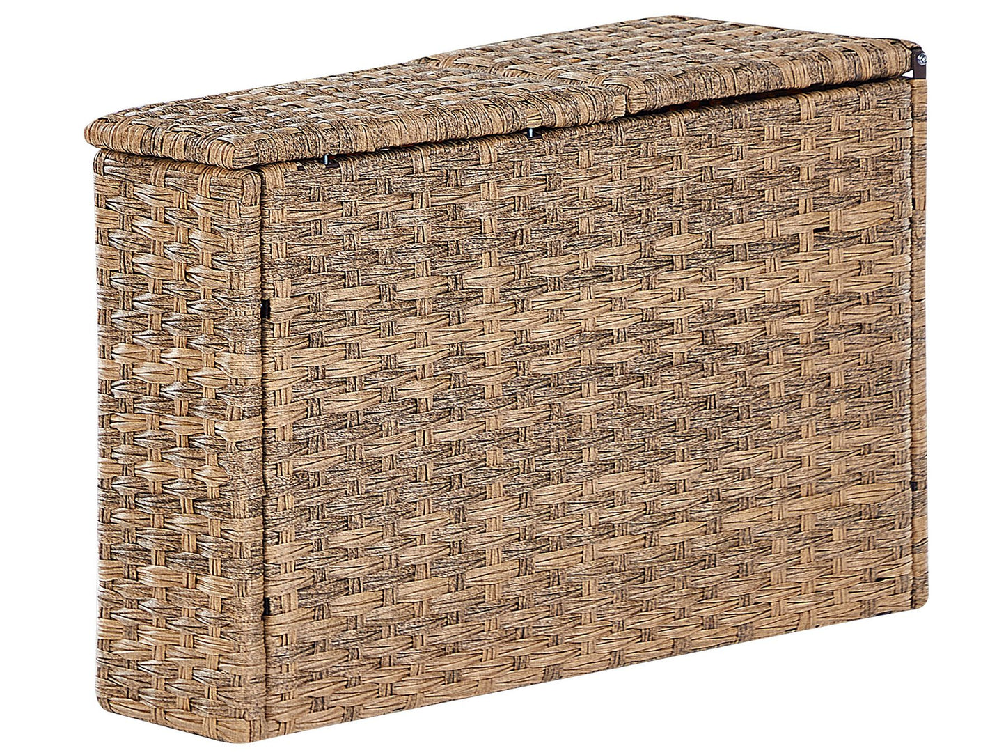 Garden Lounge Set with Table 9 Seater Rattan Golden Brown