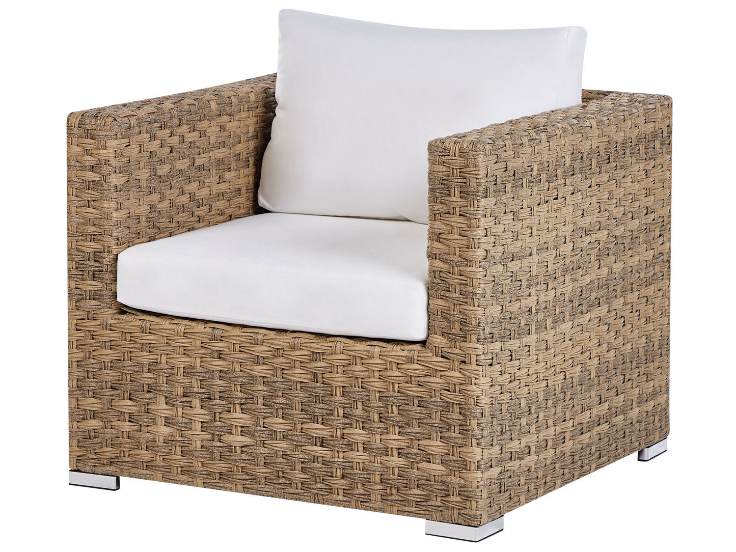 Garden Lounge Set with Table 8 Seater XXL Right Hand Modular PE Rattan Light Brown