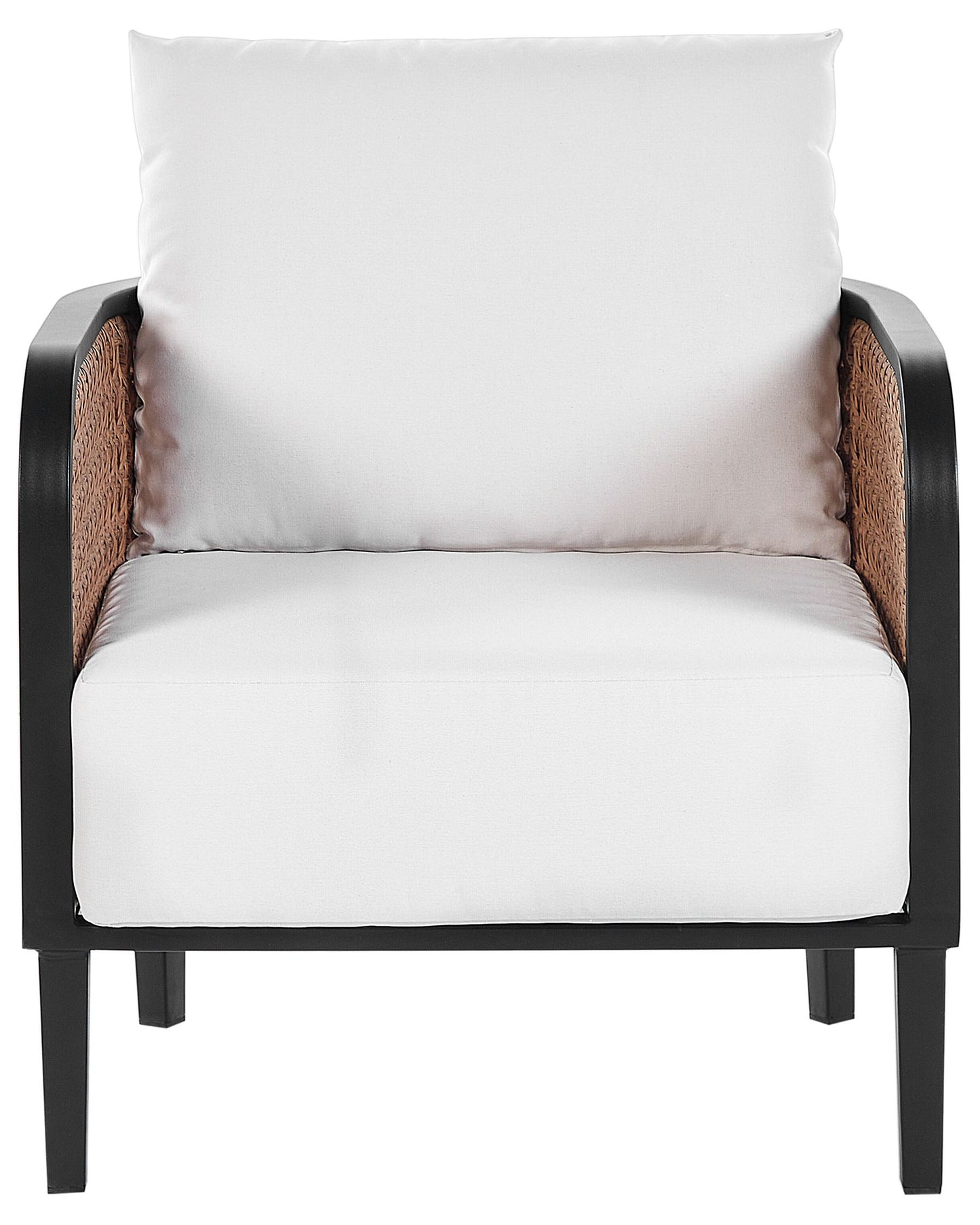Garden Armchair MONTEFALCO Metal White