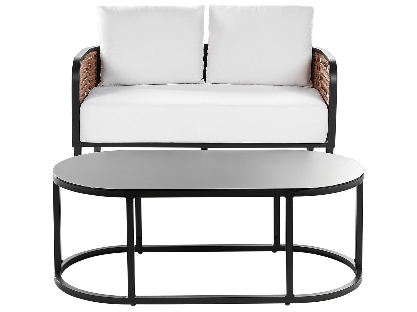 garden sofa 2 seater susua rattan natural