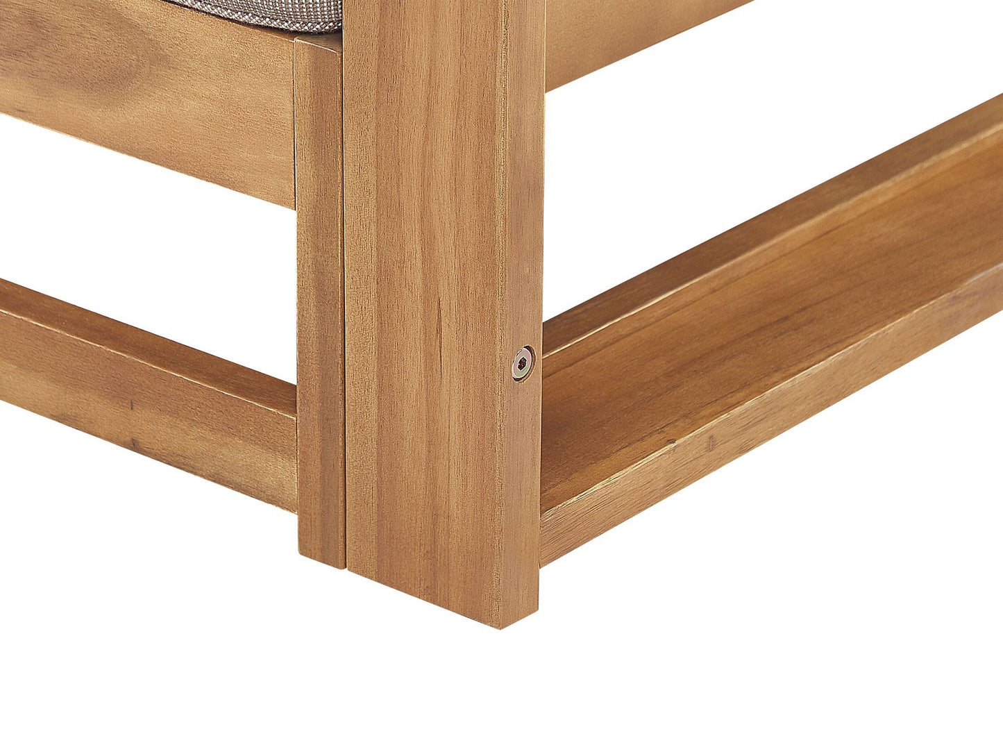 Garden Lounge Set with Table 5 Seater TIMOR Modular Certified Acacia Wood Light Brown