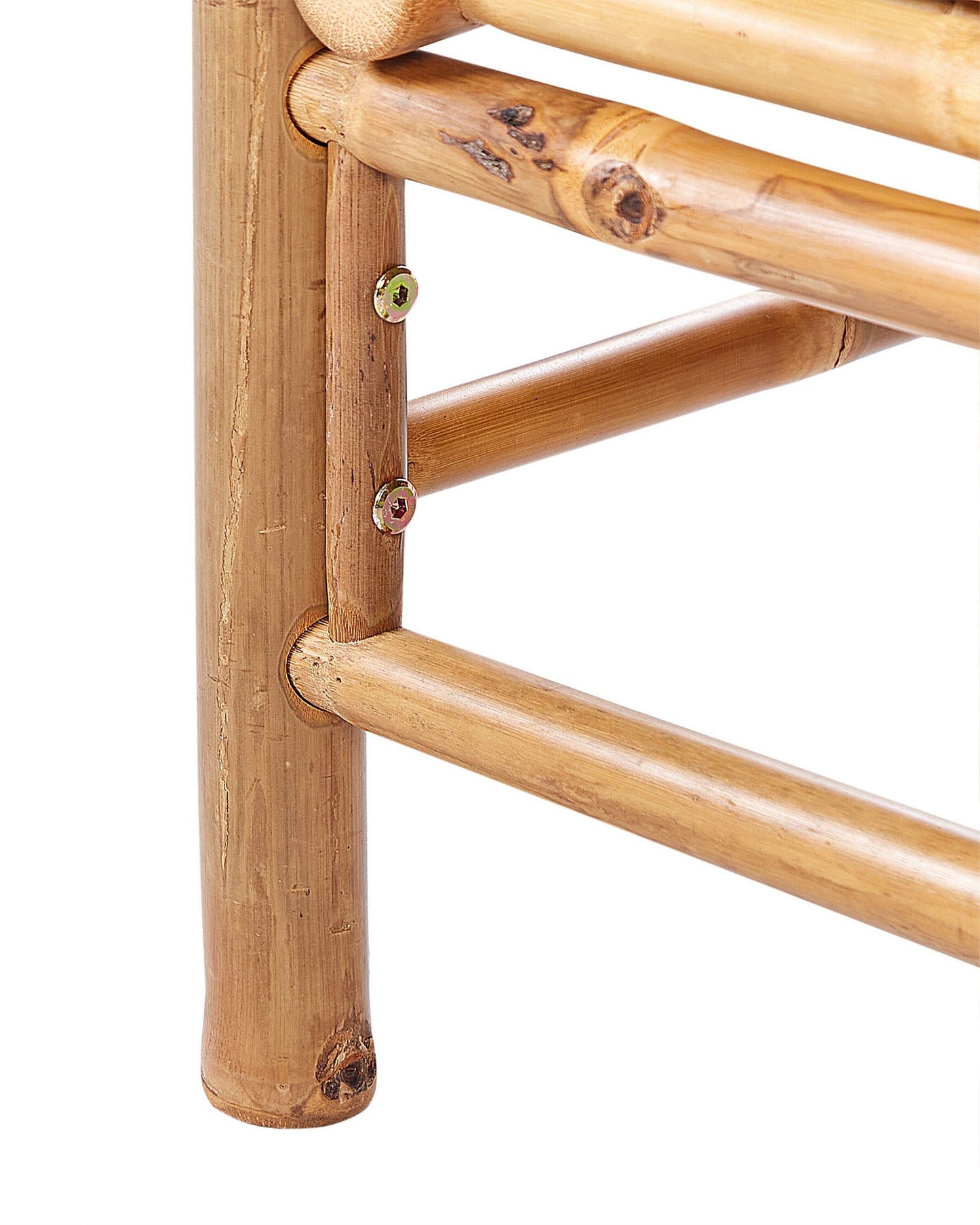 Garden 1-Seat Section CERRETO Bamboo Wood Taupe