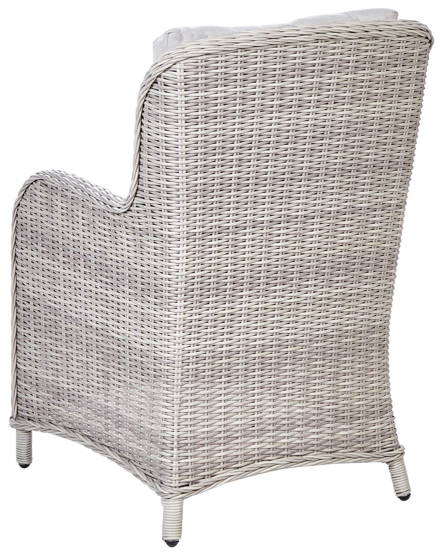 Set of 2 Garden Armchairs CASCAIS PE Rattan Beige