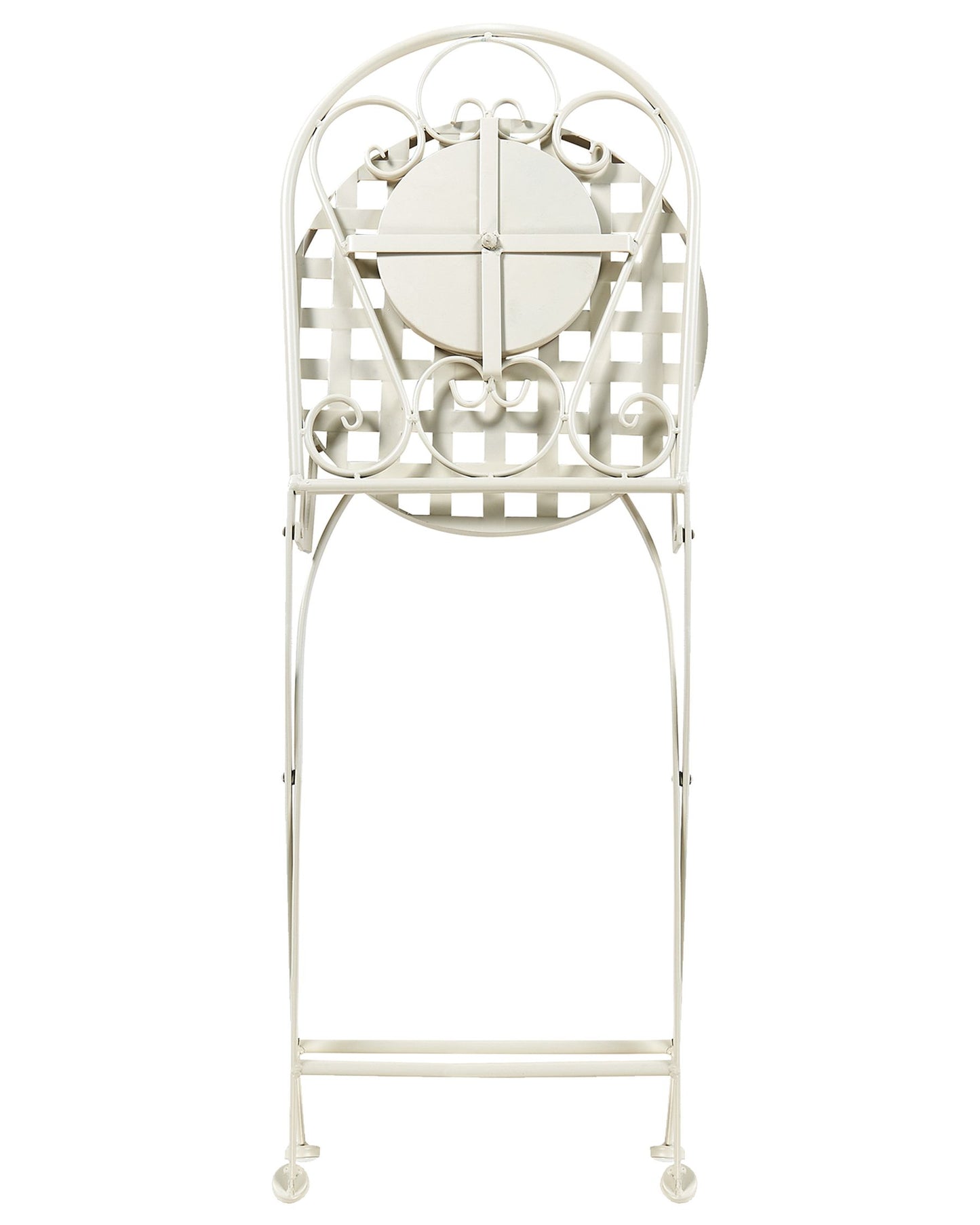 Set of 2 Garden Chairs SPELLO Metal White