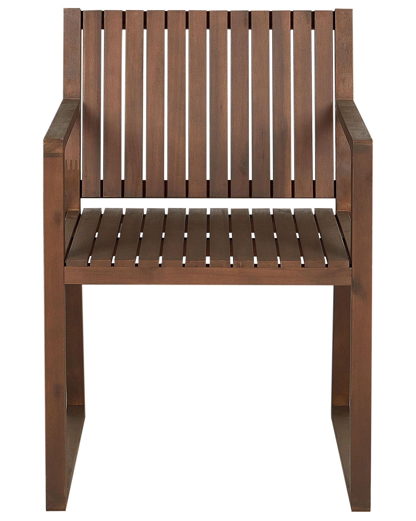 Garden Chair SASSARI Acacia Wood Dark Brown