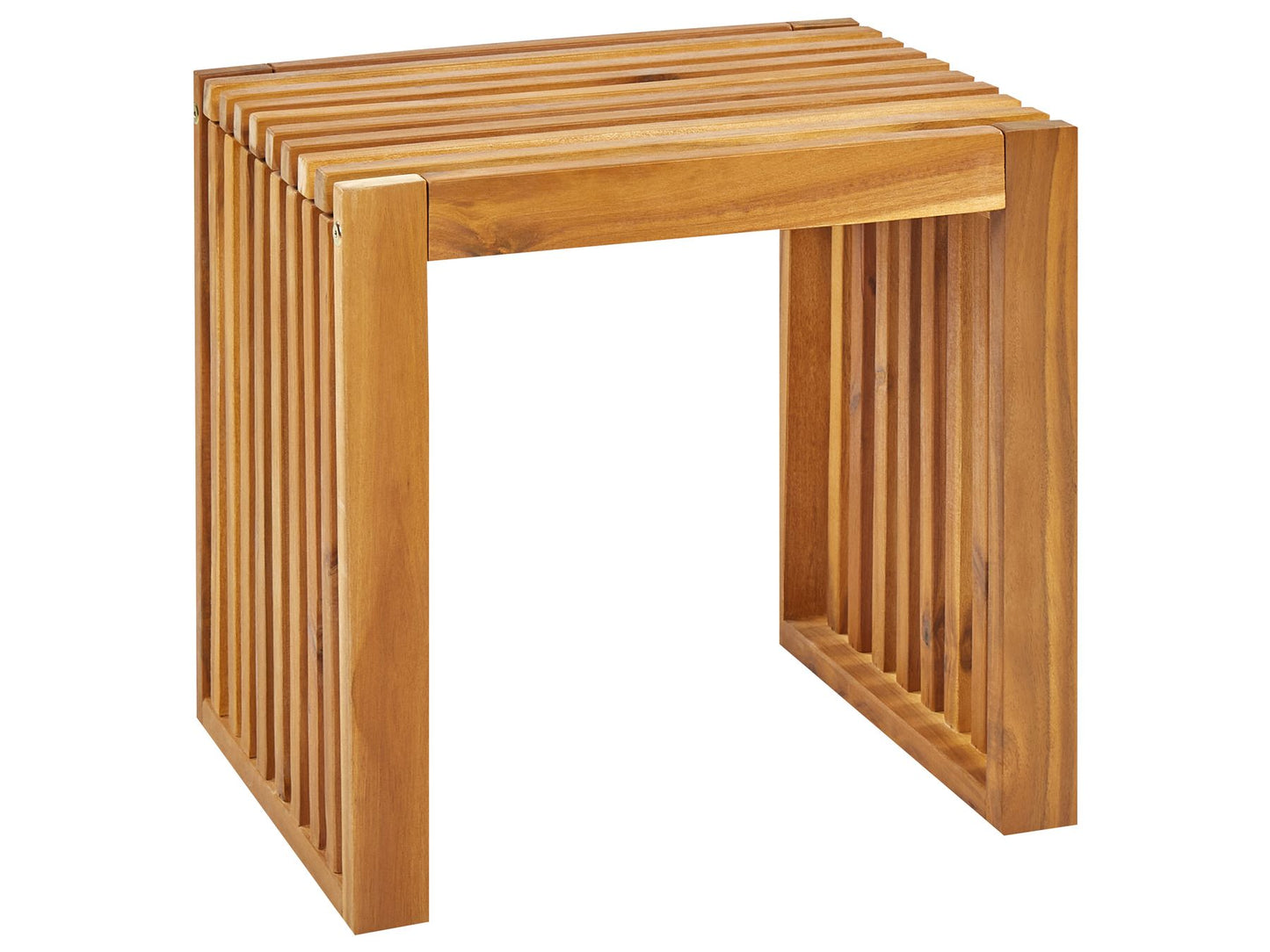 Garden Dining Set with Benches and Stools 6 Seater BELLANO Acacia Wood Brown