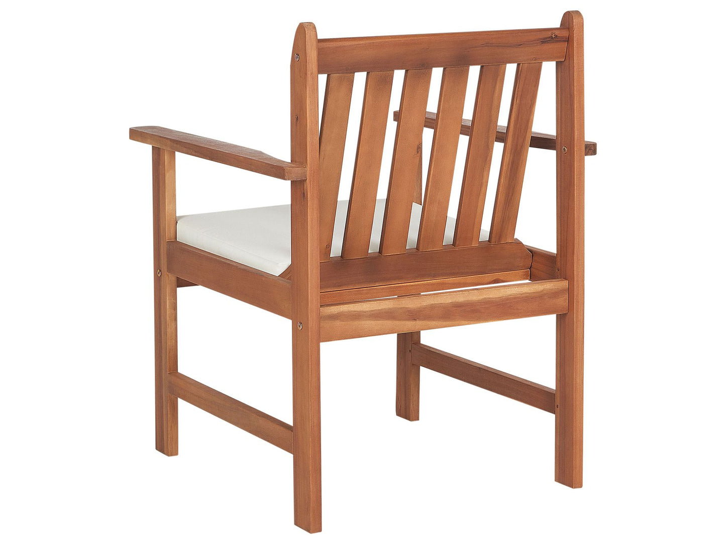 Garden Lounge Set with Table 4 Seater ALTIDONA Acacia Wood Off-White