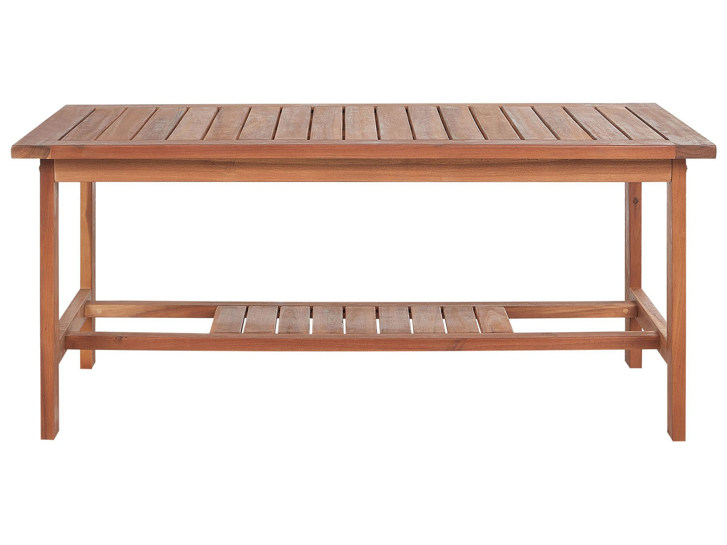 Garden Lounge Set with Table 4 Seater ALTIDONA Acacia Wood Off-White