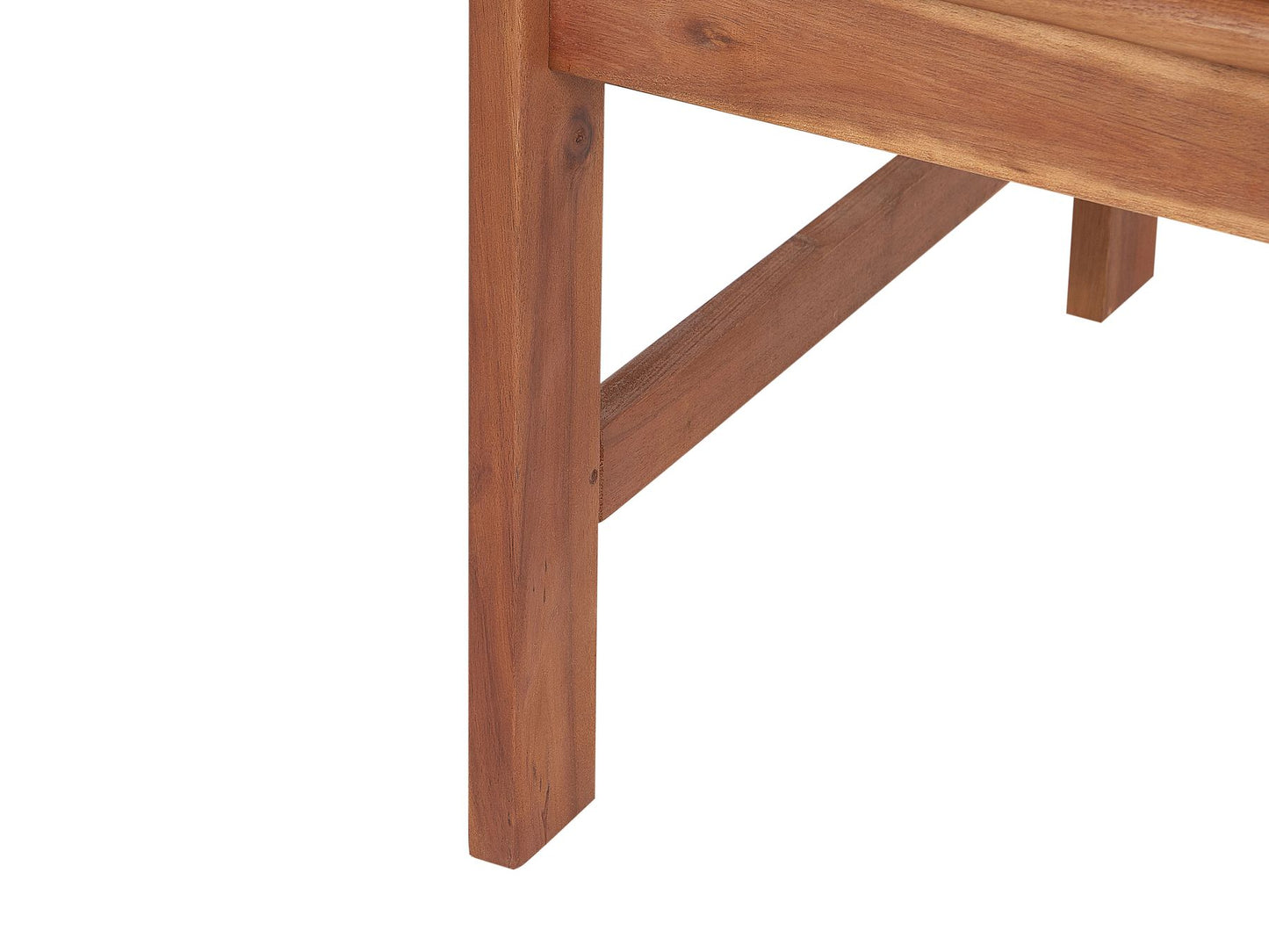 Garden Lounge Set with Table 4 Seater ALTIDONA Acacia Wood Off-White