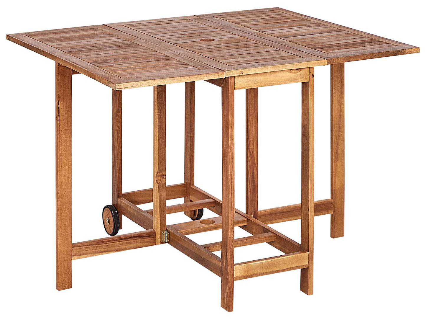 Garden Dining Set 4 Seater FRASSINE Acacia Wood Brown