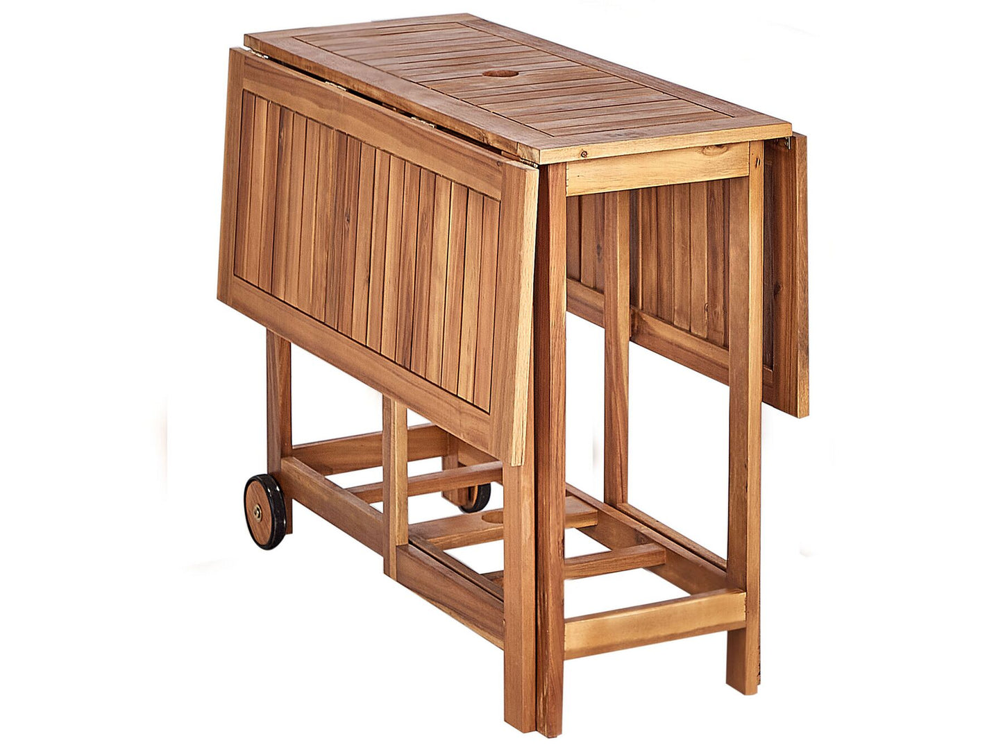 Garden Dining Set 4 Seater FRASSINE Acacia Wood Brown