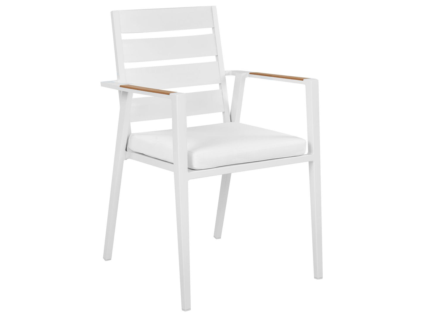 Garden Dining Set 6 Seater VALCANETTO/TAVIANO Metal White
