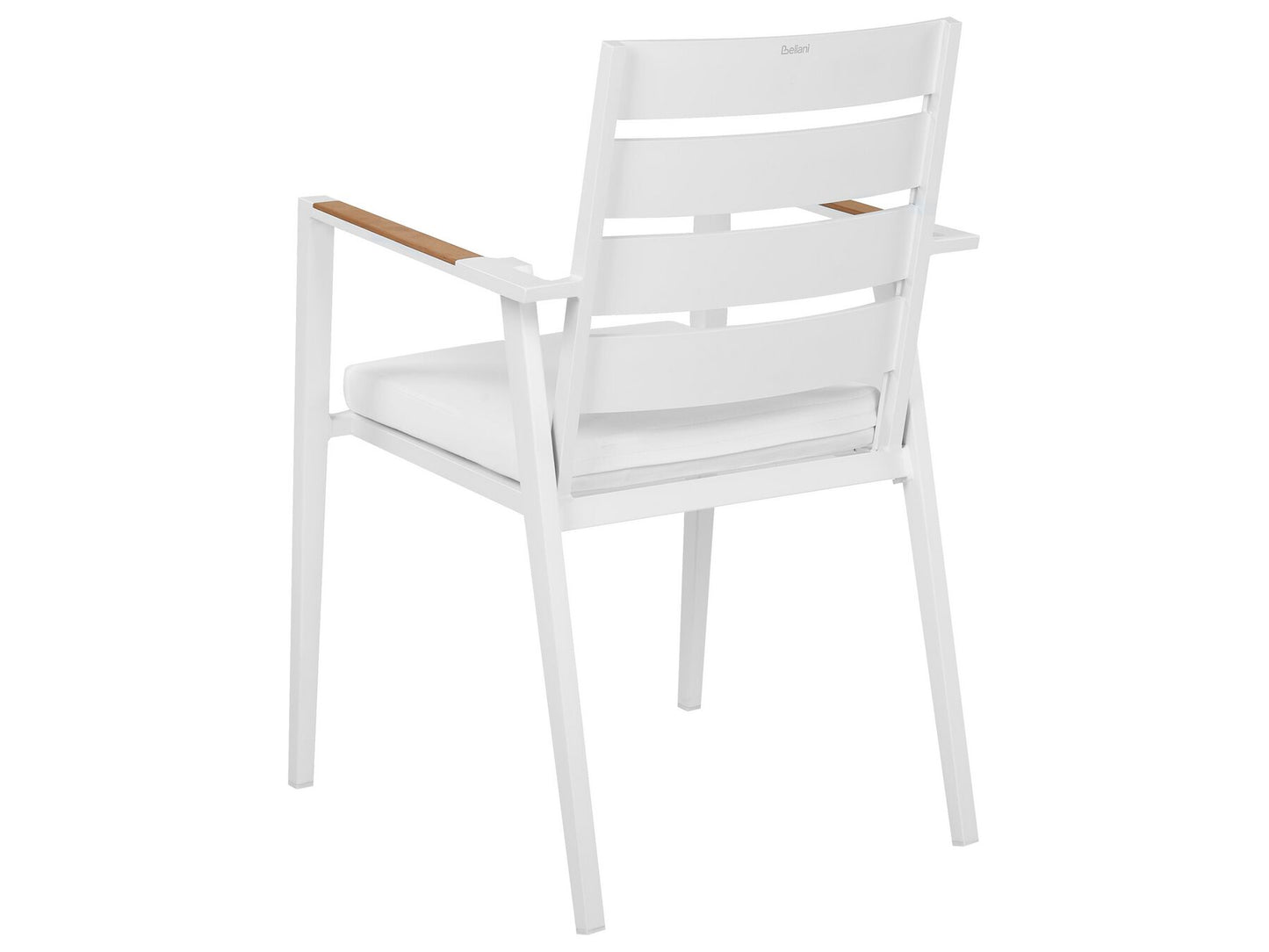 Garden Dining Set 6 Seater VALCANETTO/TAVIANO Metal White