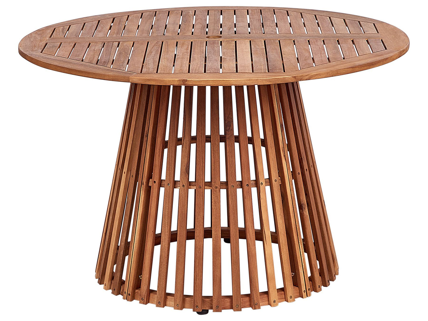Garden Dining Set 4 Seater AGELLO Acacia Wood Brown