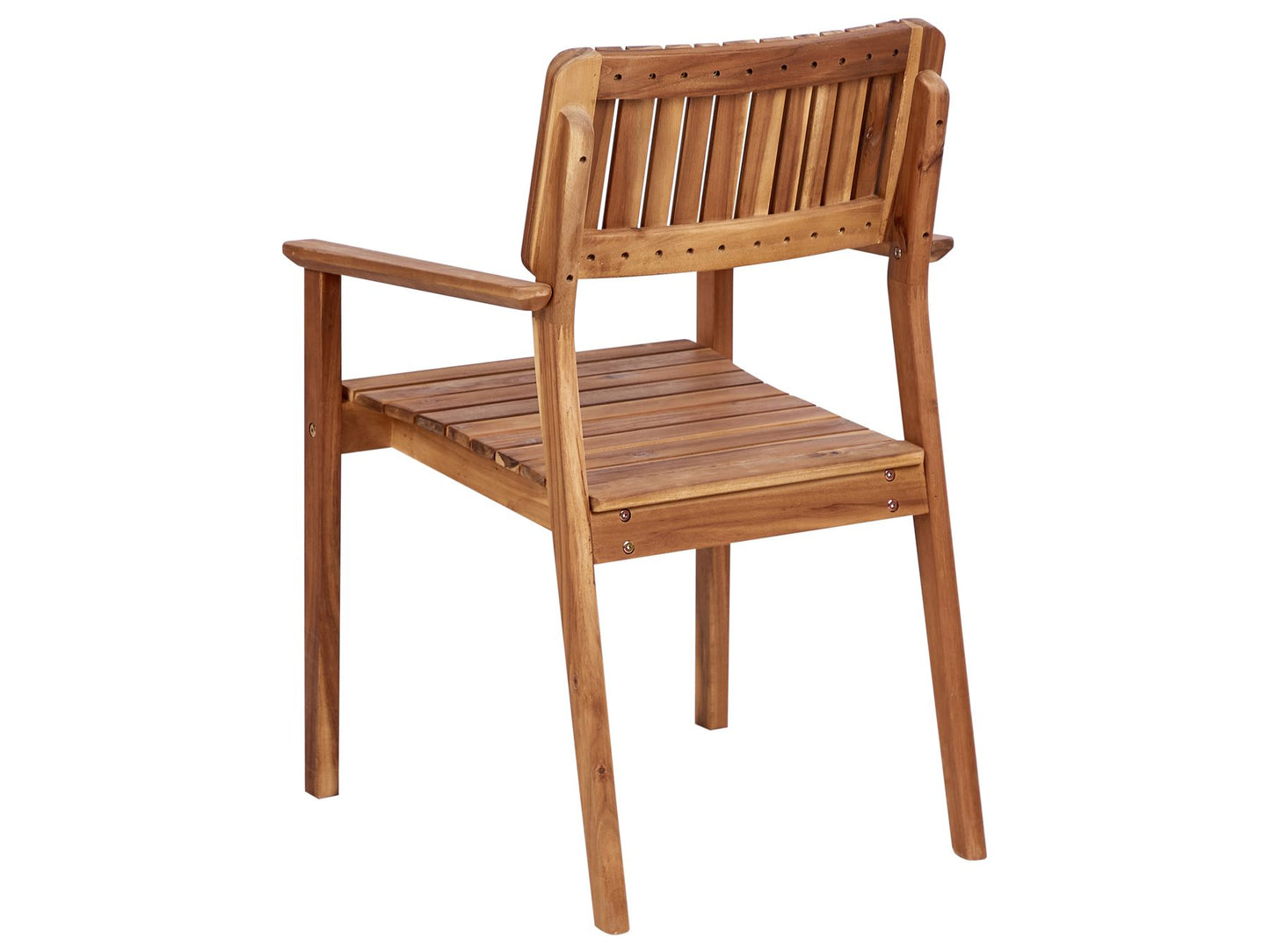 Garden Dining Set 4 Seater AGELLO Acacia Wood Brown