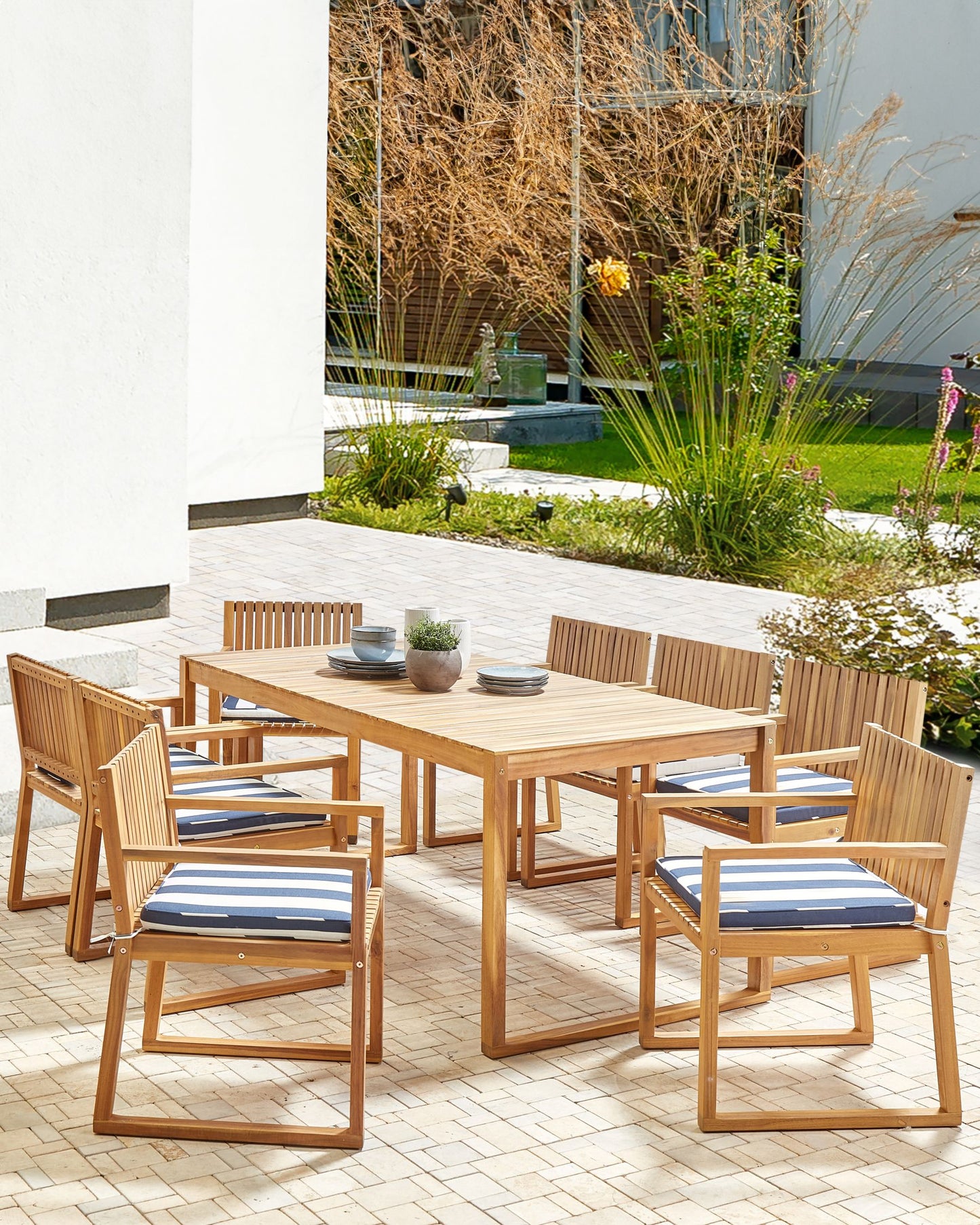Garden Chair SASSARI II Navy Blue