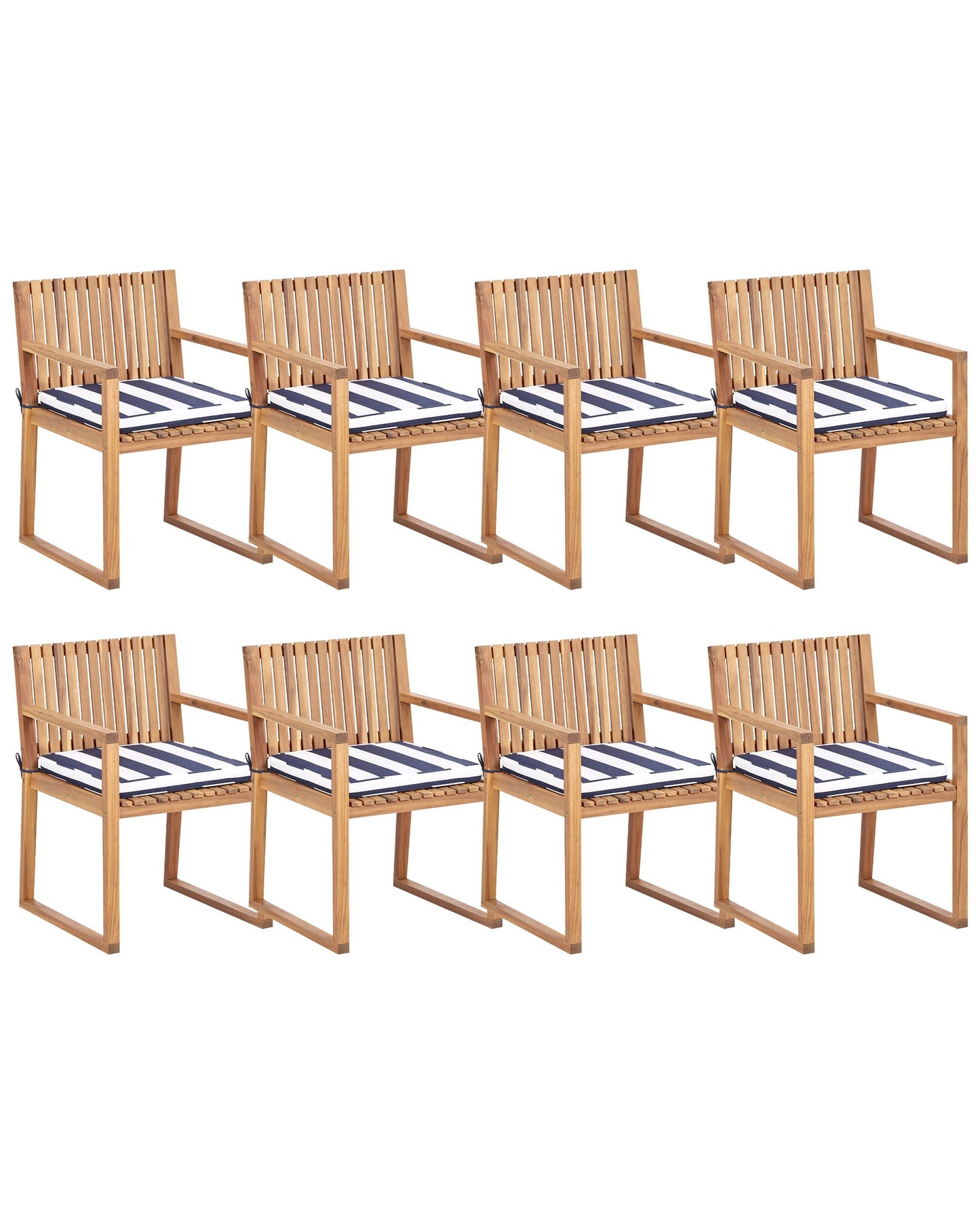 Garden Chair SASSARI II Navy Blue