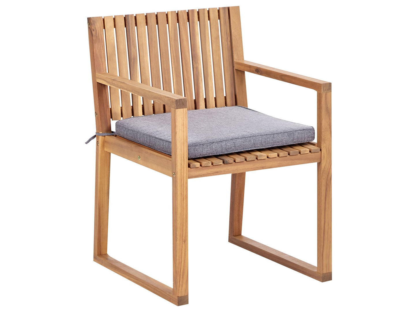 Garden Dining Set 8 Seater SASSARI II with Cushions Certified Acacia Wood Grey