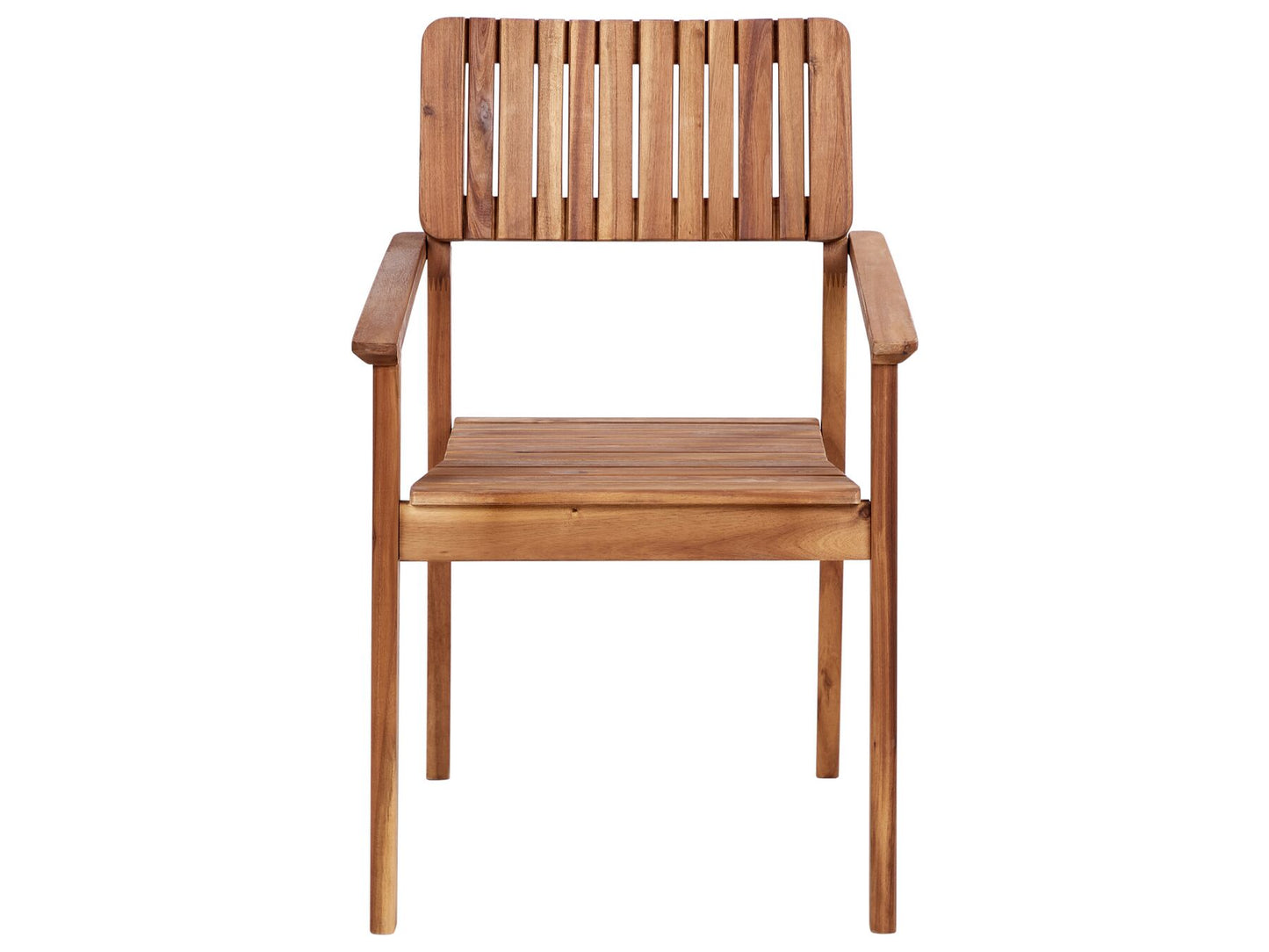 Garden Dining Set 6 Seater AGELLO Acacia Wood Brown