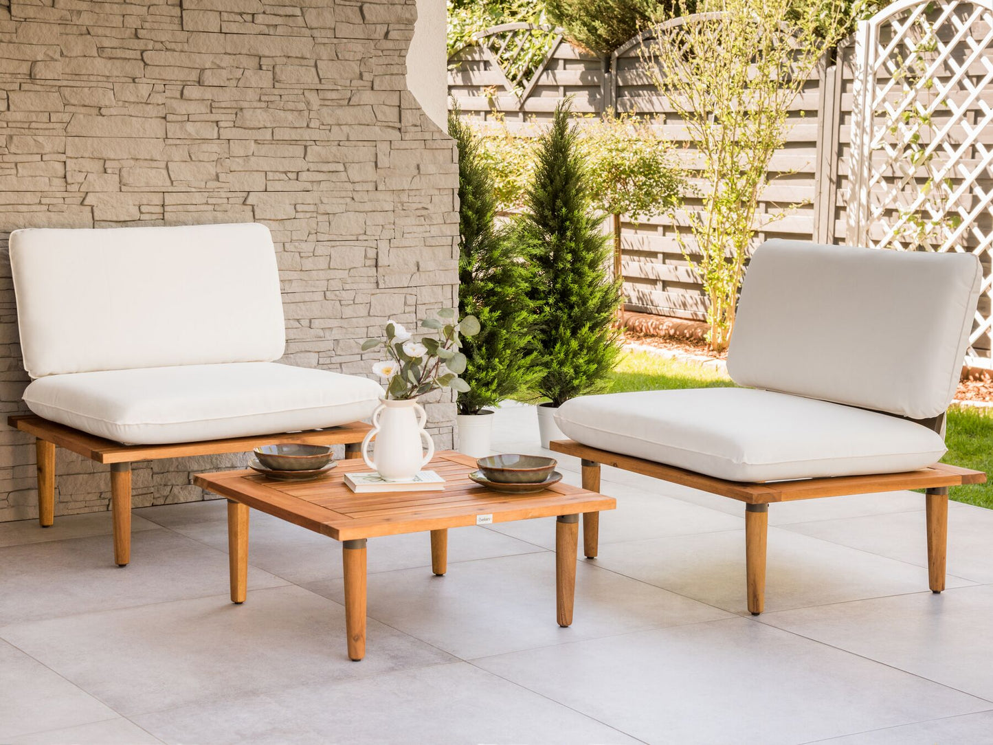 garden sofa 2 seater susua rattan natural