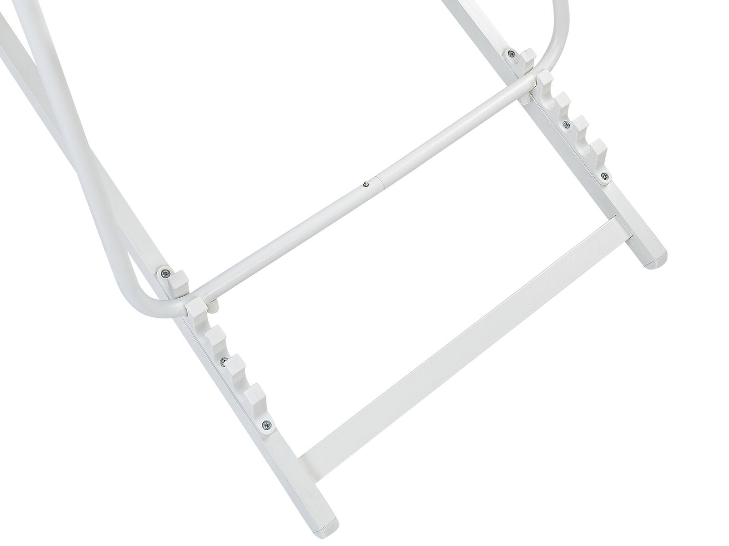 Folding Deck Chair Beige and White LOCRI II