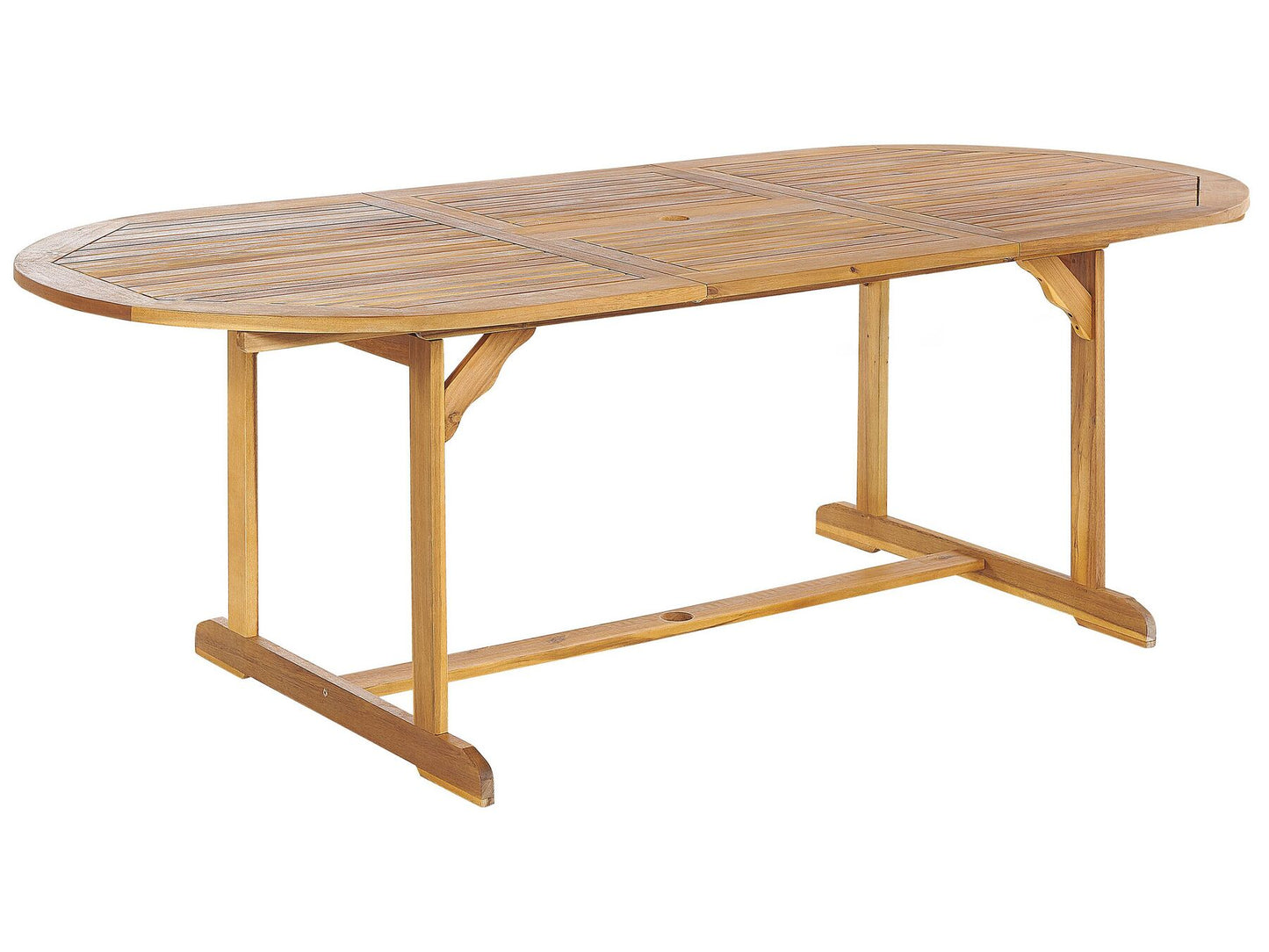 Garden Dining Set 8 Seater MAUI II with Cushions Acacia Wood Blue