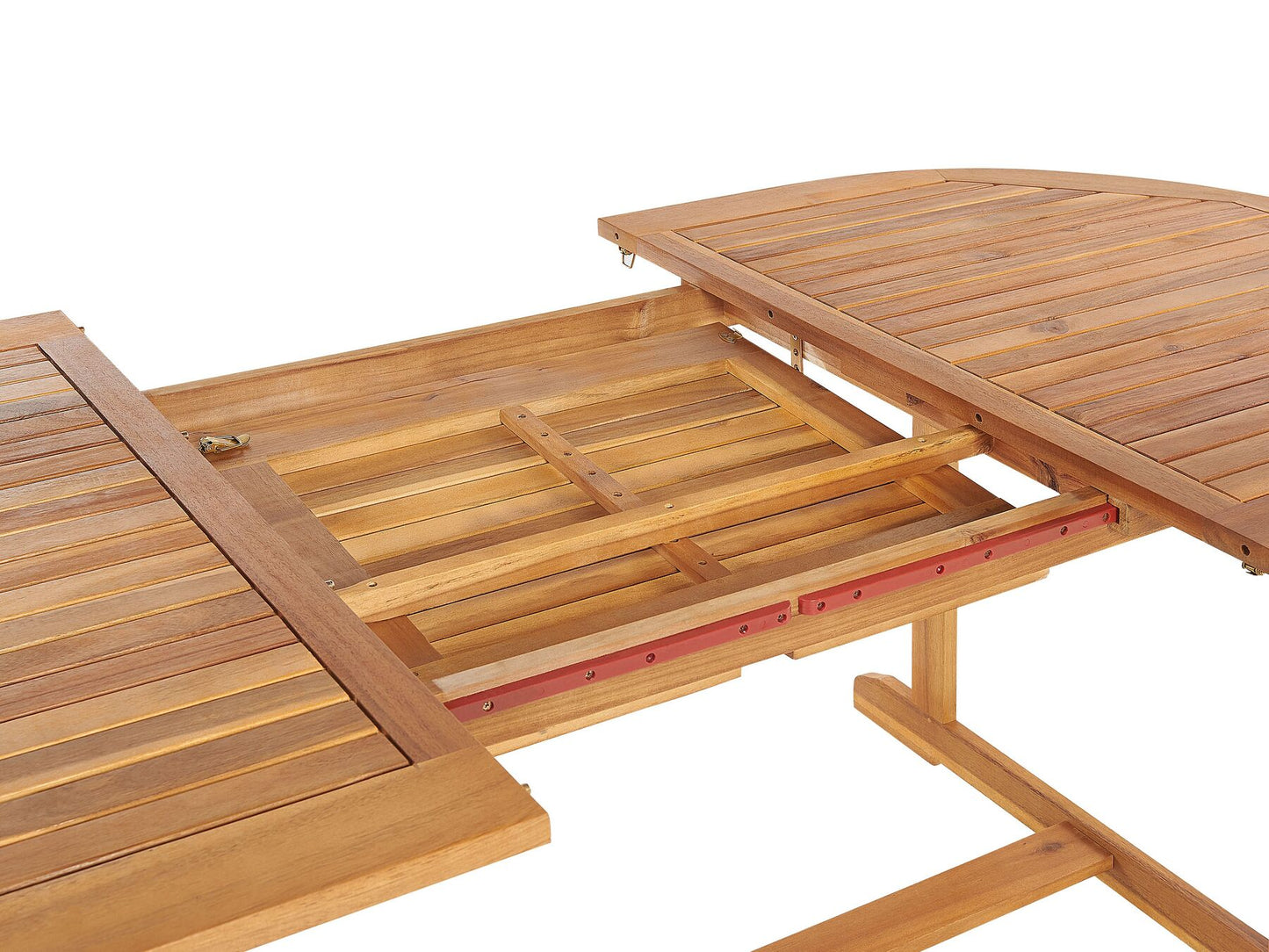 Garden Dining Set 8 Seater MAUI II with Cushions Acacia Wood Dark Red