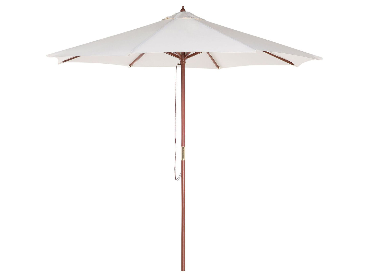 Garden Dining Set 8 Seater MAUI II with Parasol Acacia Wood Graphite Grey