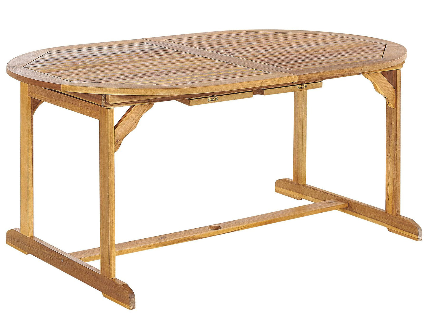 Garden Dining Set 8 Seater MAUI II with Parasol Acacia Wood Grey