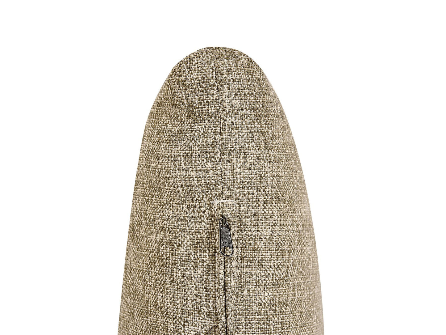 Rattan Sun Lounger with Cushion Taupe BELSITO
