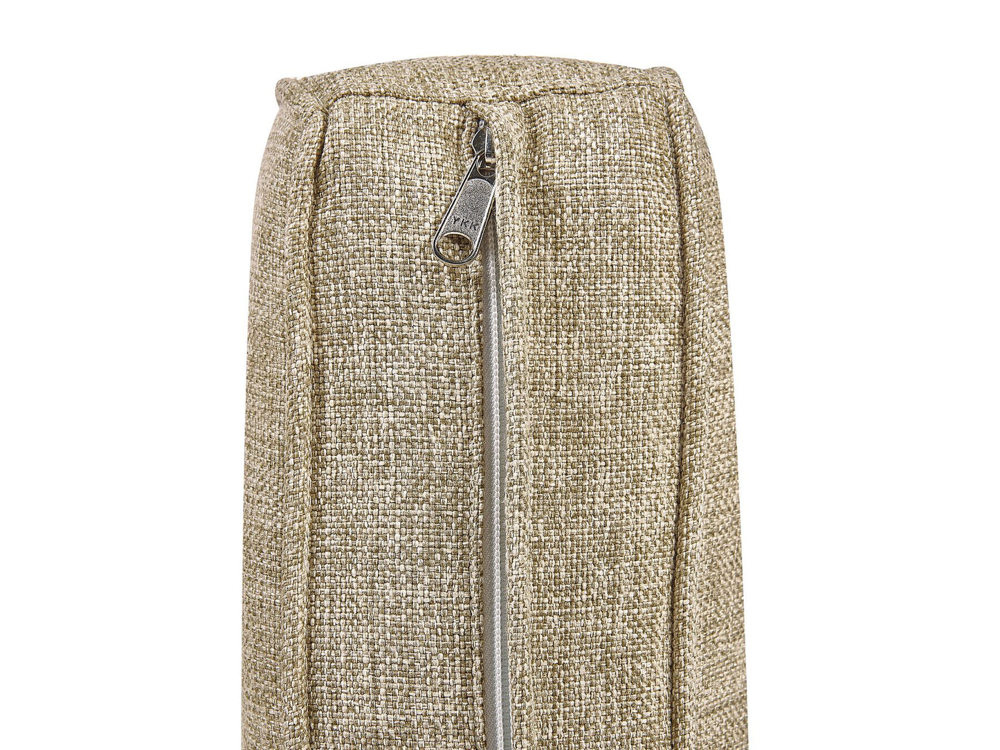 Rattan Sun Lounger with Cushion Taupe BELSITO