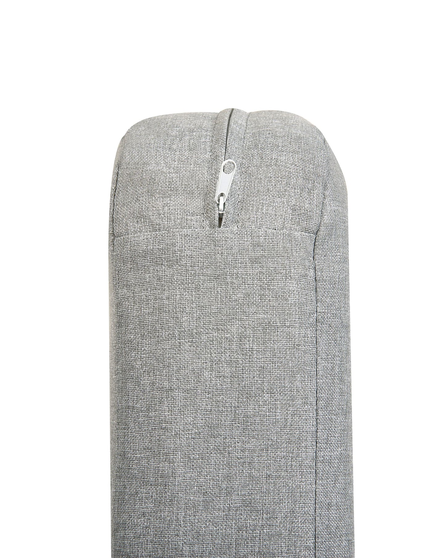 Garden Armchair with Ottoman SENISE Metal Grey